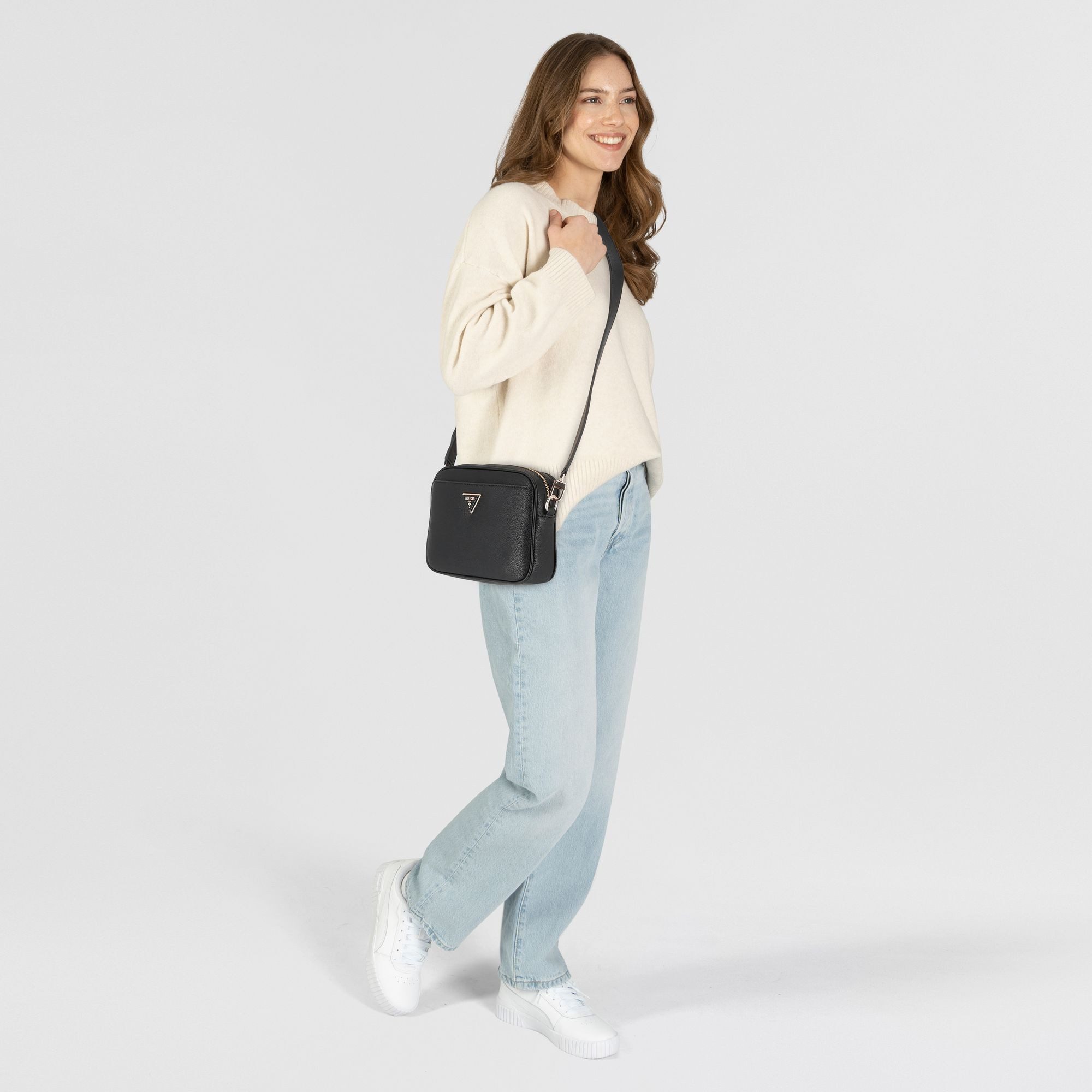 Guess Umhängetasche Meridian II, Polyurethan günstig online kaufen