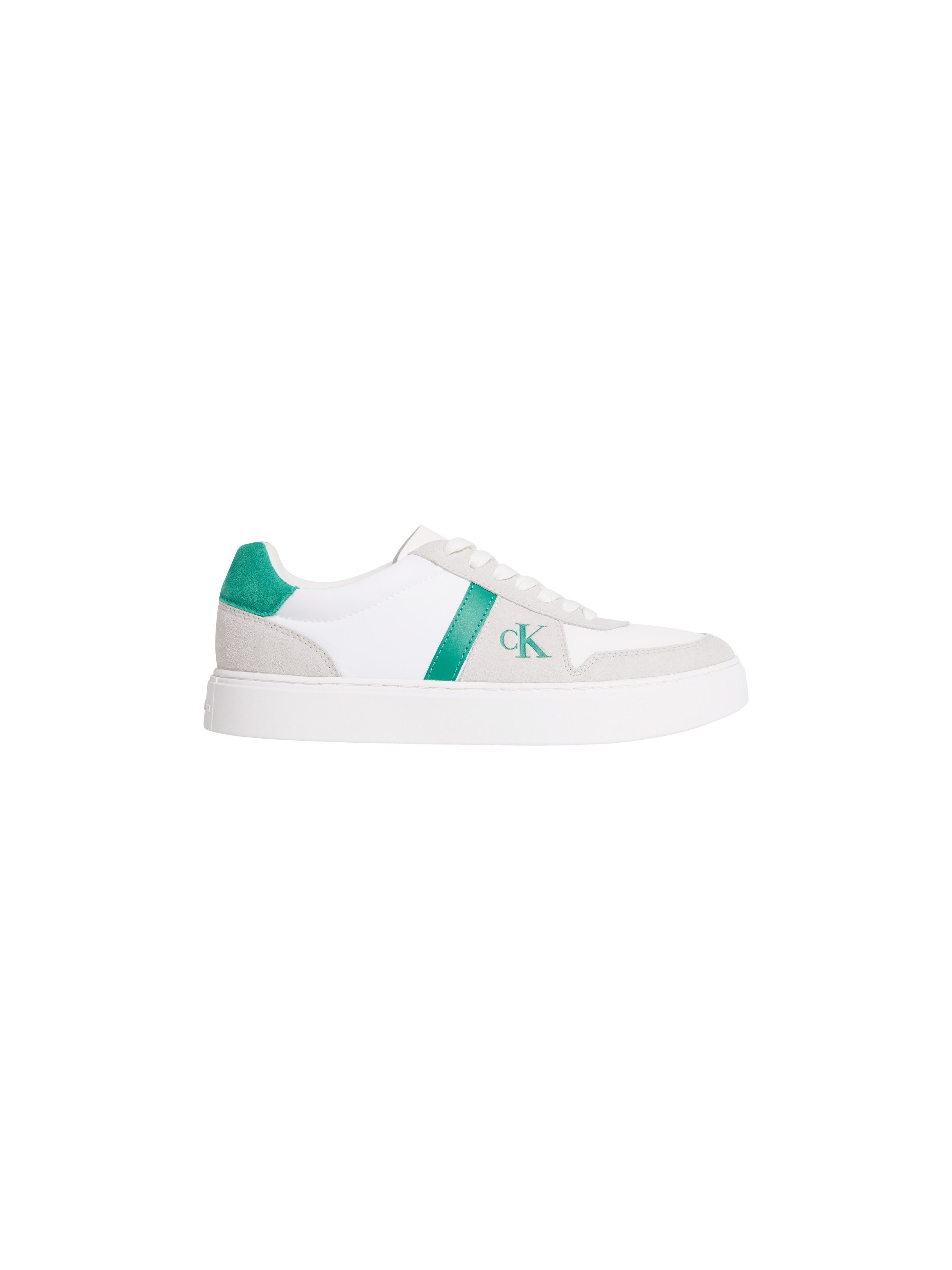 Calvin Klein Jeans CLASSIC CUPS LACE MIX EMB TONGUE Sneaker Schnürschuh, Basket-Sneaker, Freizeitschuh in sportiver Optik – Bild 4 von 4