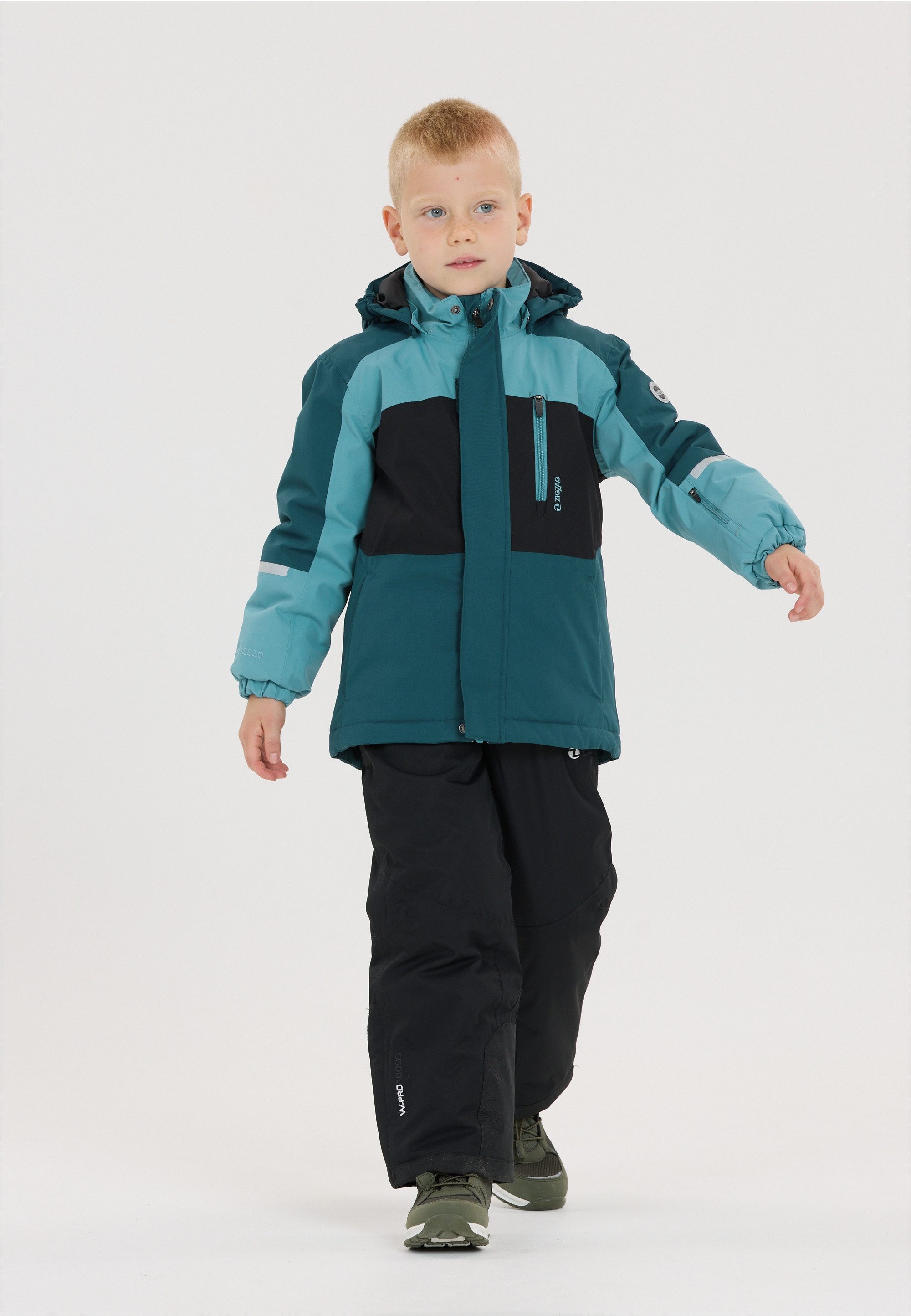 ZIGZAG Skijacke Scout aus wasserabweisenden und robusten Materialien