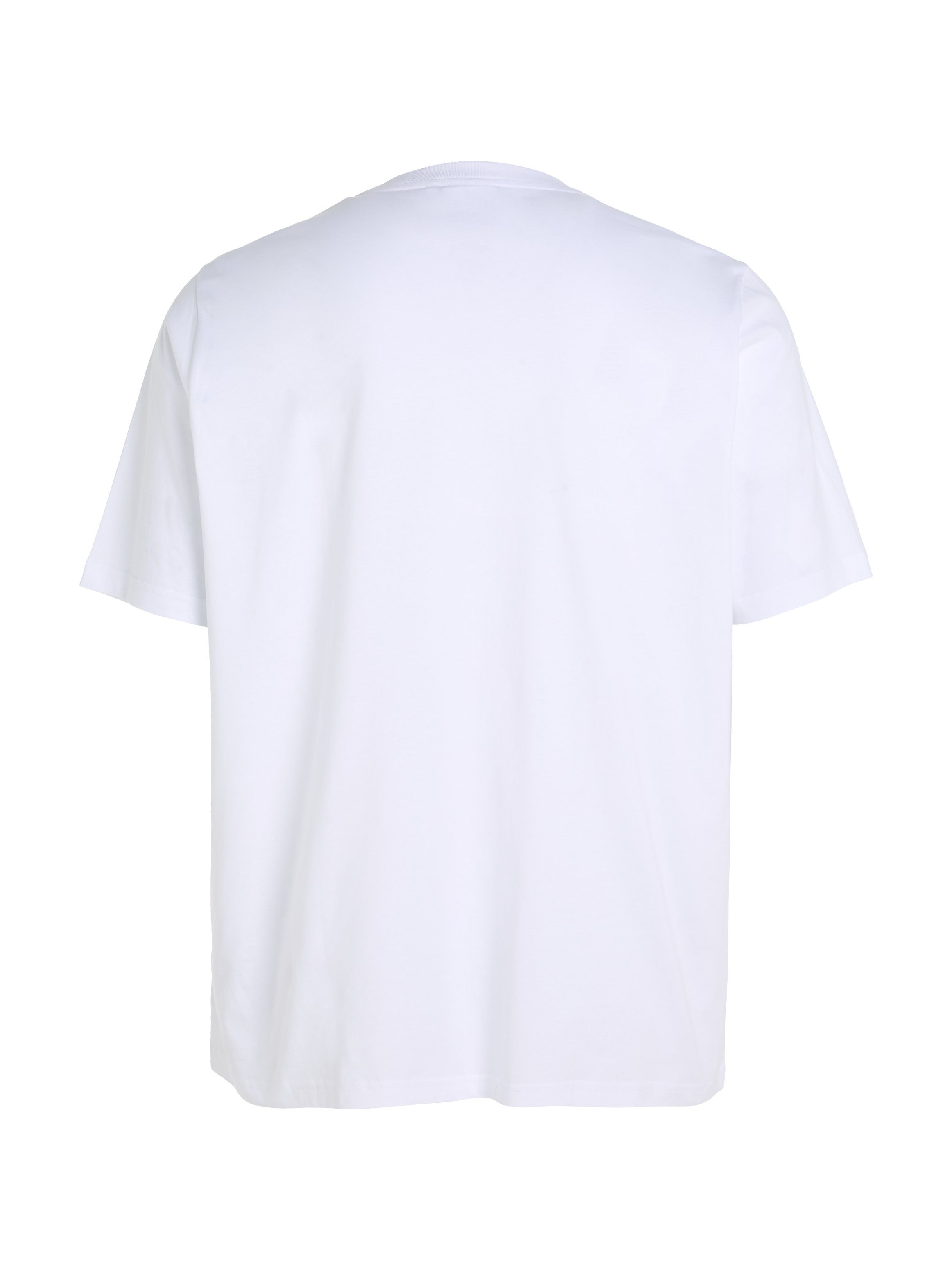Calvin Klein White T-SHIRT Bright BT-HERO Big&Tall T-Shirt COMFORT LOGO