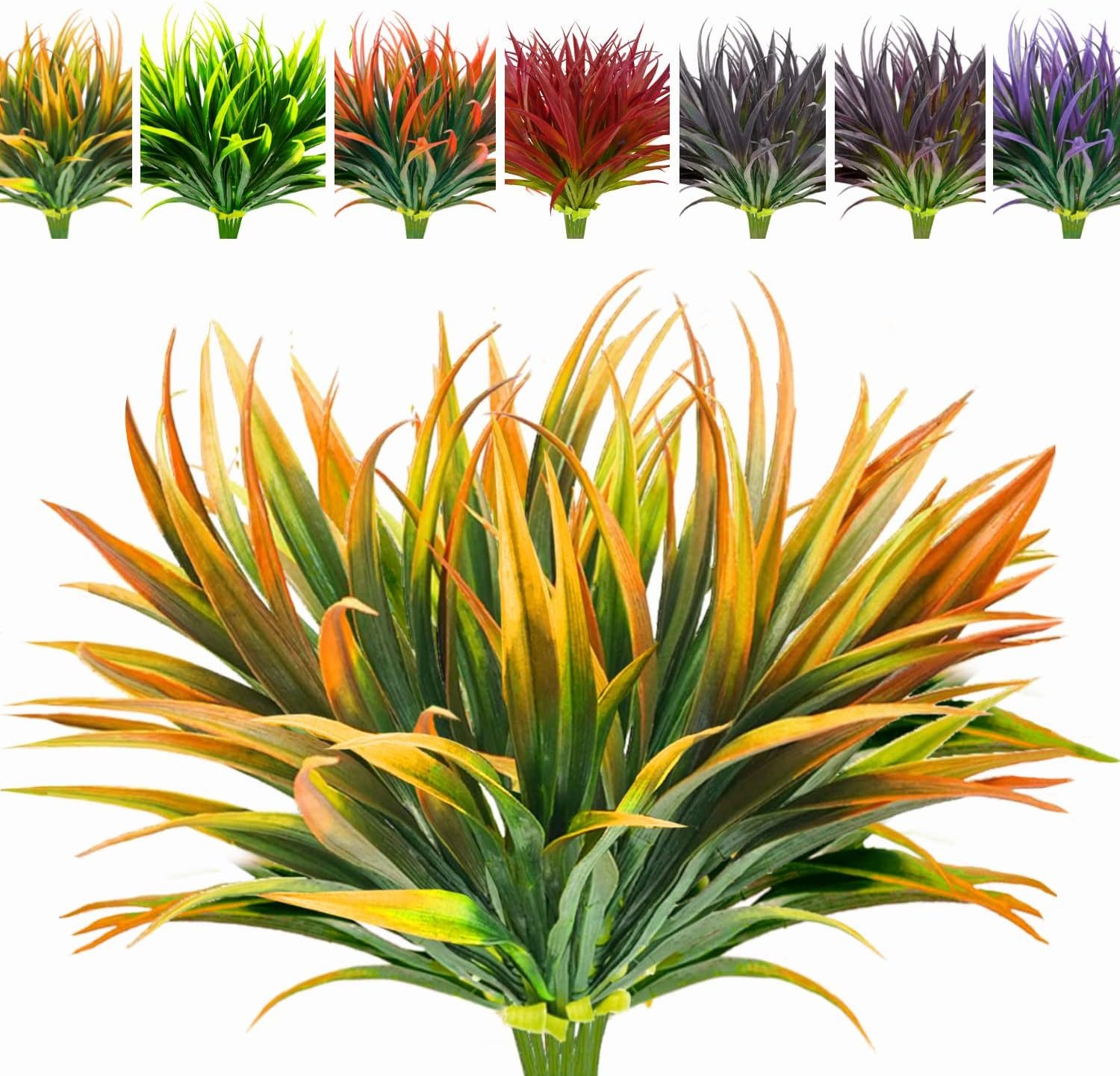 Kunstpflanze Künstlicher Blumenstrauß Außenbereich UV-beständig Grünpflanze günstig online kaufen