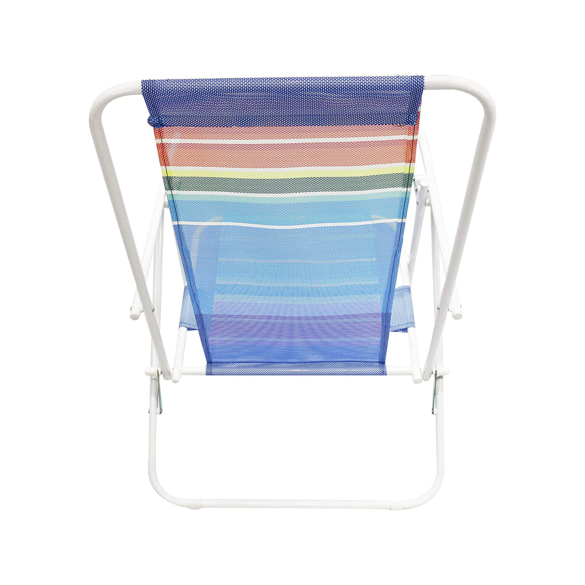 Textilene, Klappstuhl fach verstellbare Campingstuhl mit Regenbogen 2 HOMECALL Rückenlehne Strandstuhl