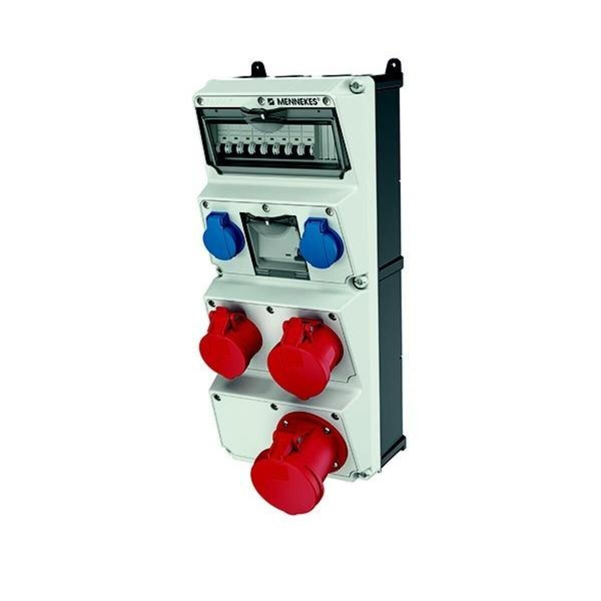 Mennekes Elektroauto-Ladestation Mennekes Steckdosen-Kombination 940010