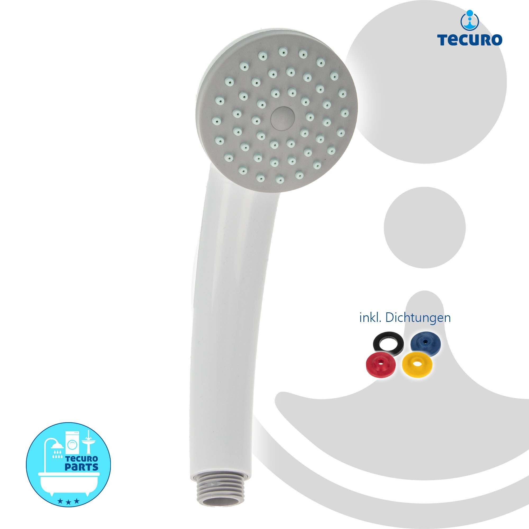 tecuro Duschbrause Handbrause ew-easy mit Brauseregen günstig online kaufen