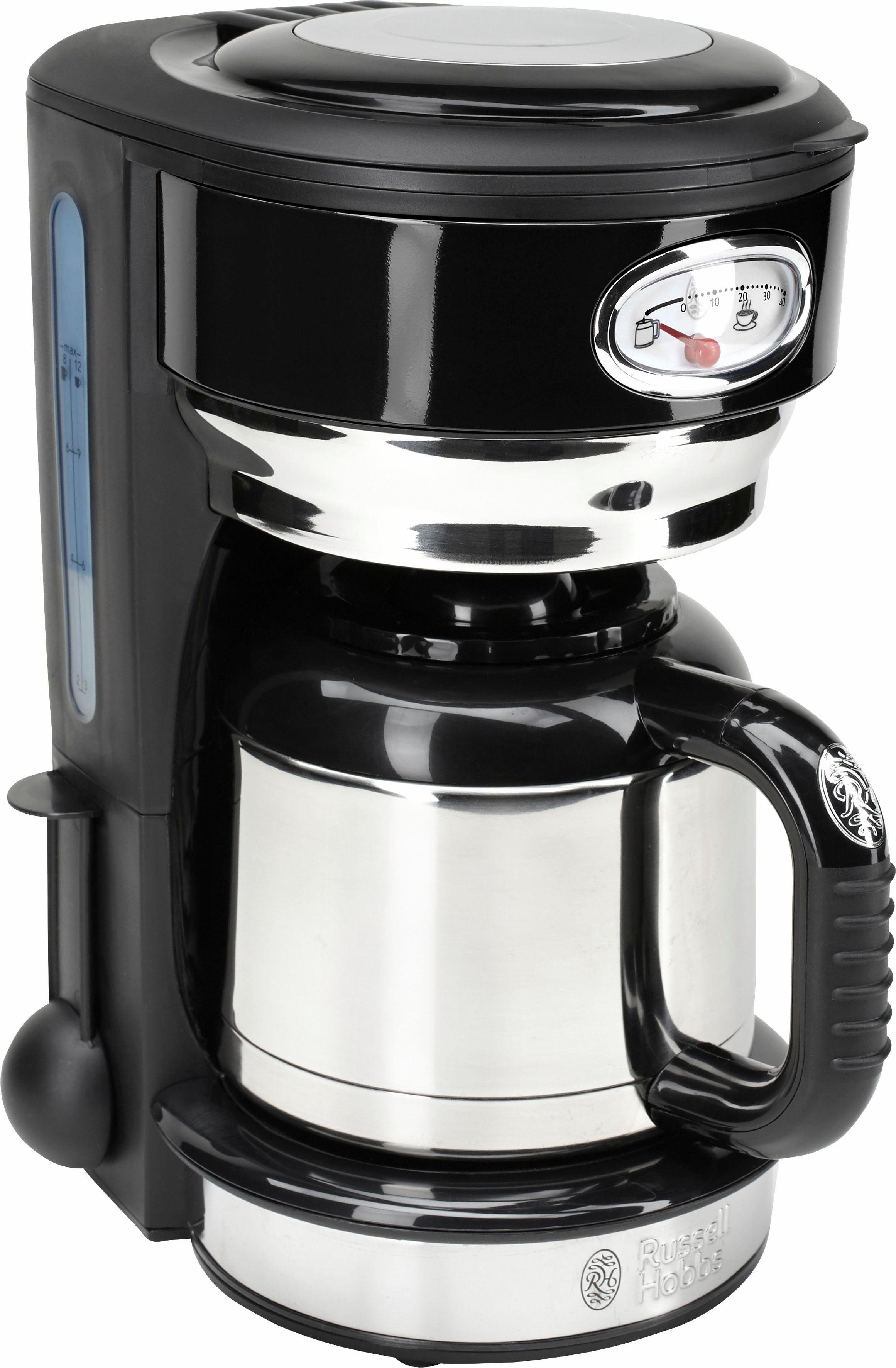 RUSSELL HOBBS Filterkaffeemaschine Retro Classic Noir ...