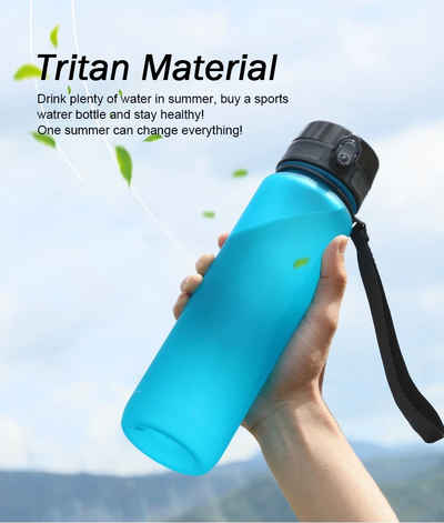 MORRENT Trinkflasche Trinkflasche Auslaufsicher,500ml, Tritan & BPA-frei Sportflasche, 500m,tritan