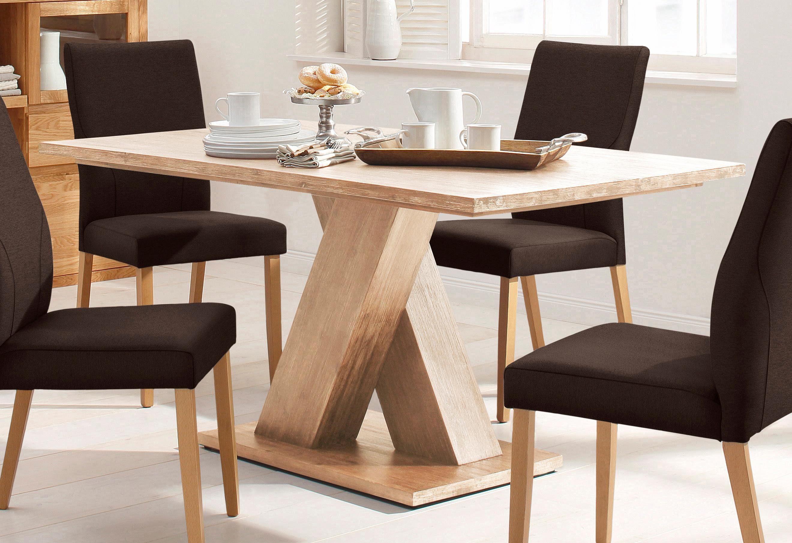 Esstisch MILAS von HOME AFFAIRE in creme, 160x90cm