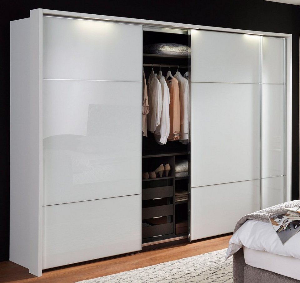 nolte® Möbel Schwebetürenschrank »Marcato 11.11« mit Fronten aus Weißglas,  Breite 1100 cm online kaufen  OTTO