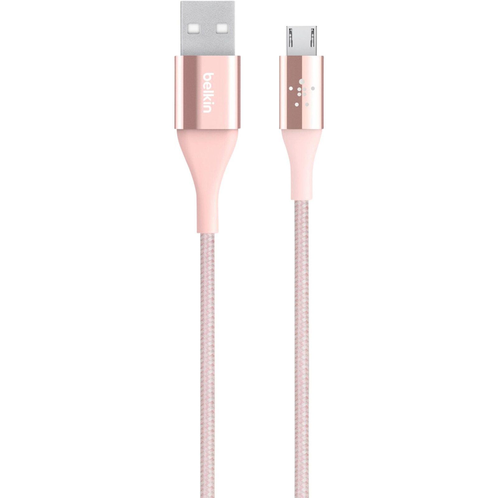 Belkin DuraTek Micro USB Ladekabel Datenkabel 1,2 m Rosa USB Kabel Micro USB USB-Kabel, (1.2 cm), Mixit Lade Kabel Smartphone Verbindungskabel Synchronisationskabel