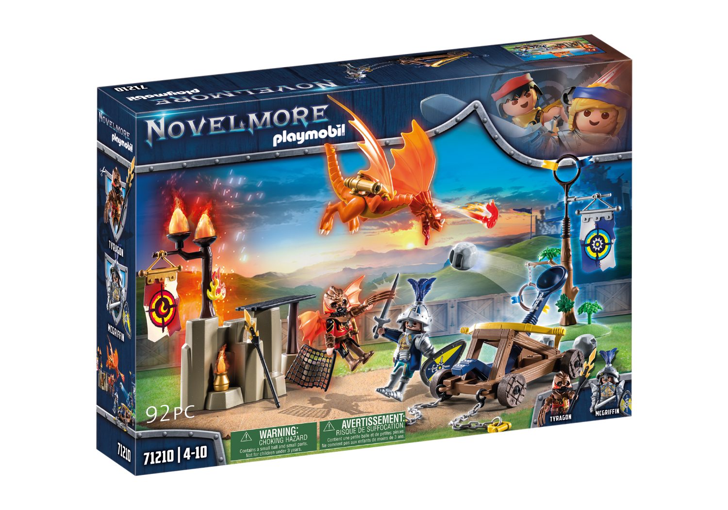 Playmobil® Novelmore Novelmore vs. Burnham Raiders - Turnierplatz Konstruktions-Spielset, (Novelmore vs. Burnham Raiders - Turnierplatz), Made in Europe