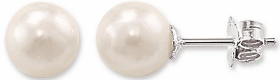THOMAS SABO Perlenohrringe »H1431-028-14«, mit imitierter handgearbeiteter Perle