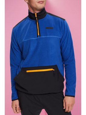 esprit sports Sweatshirt Longsleeve aus Fleece (1-tlg)