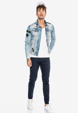 RedBridge Jeansjacke Carlsbad mit trendigen Patches