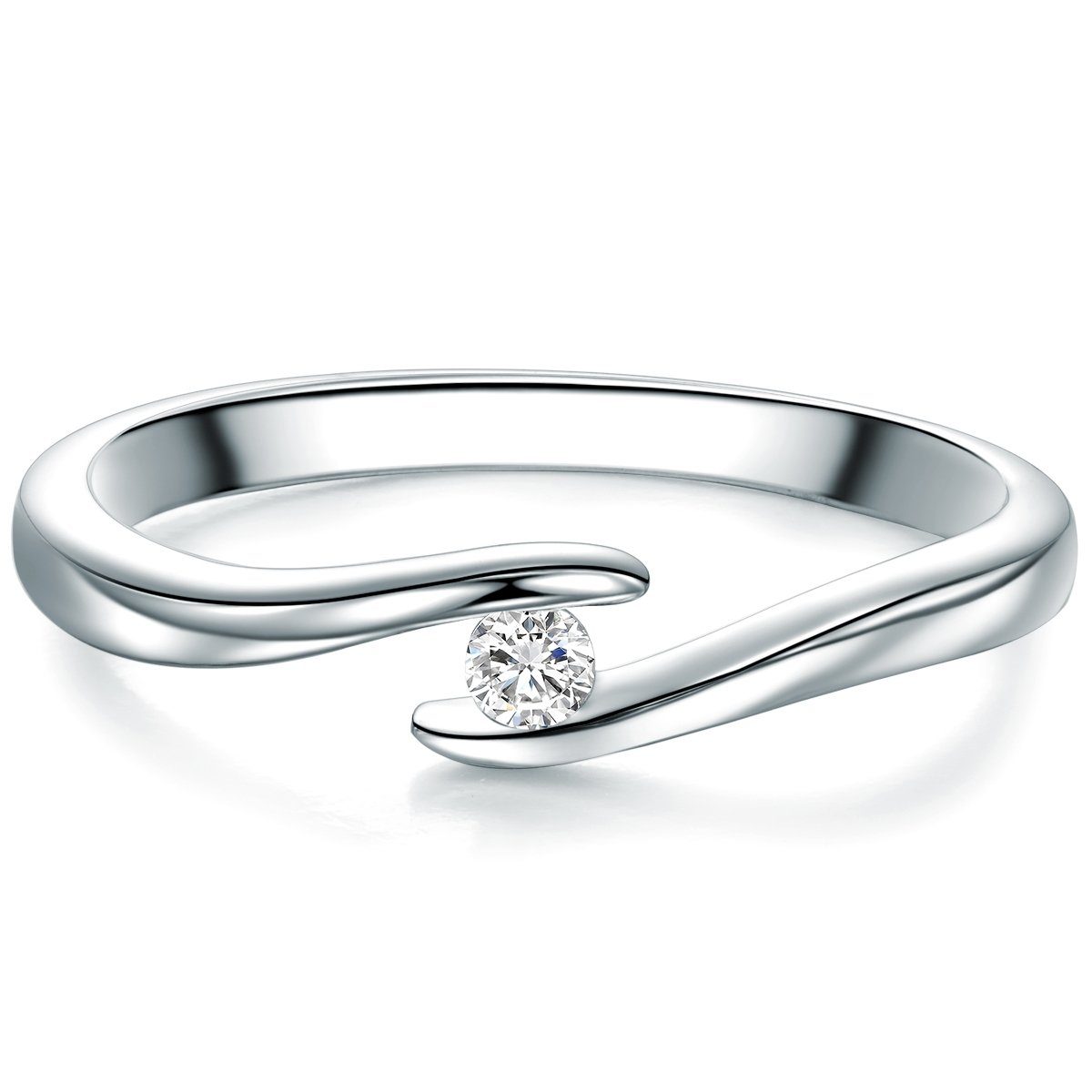 Trilani Silberring Twist-Ring aus 925 Sterling günstig online kaufen