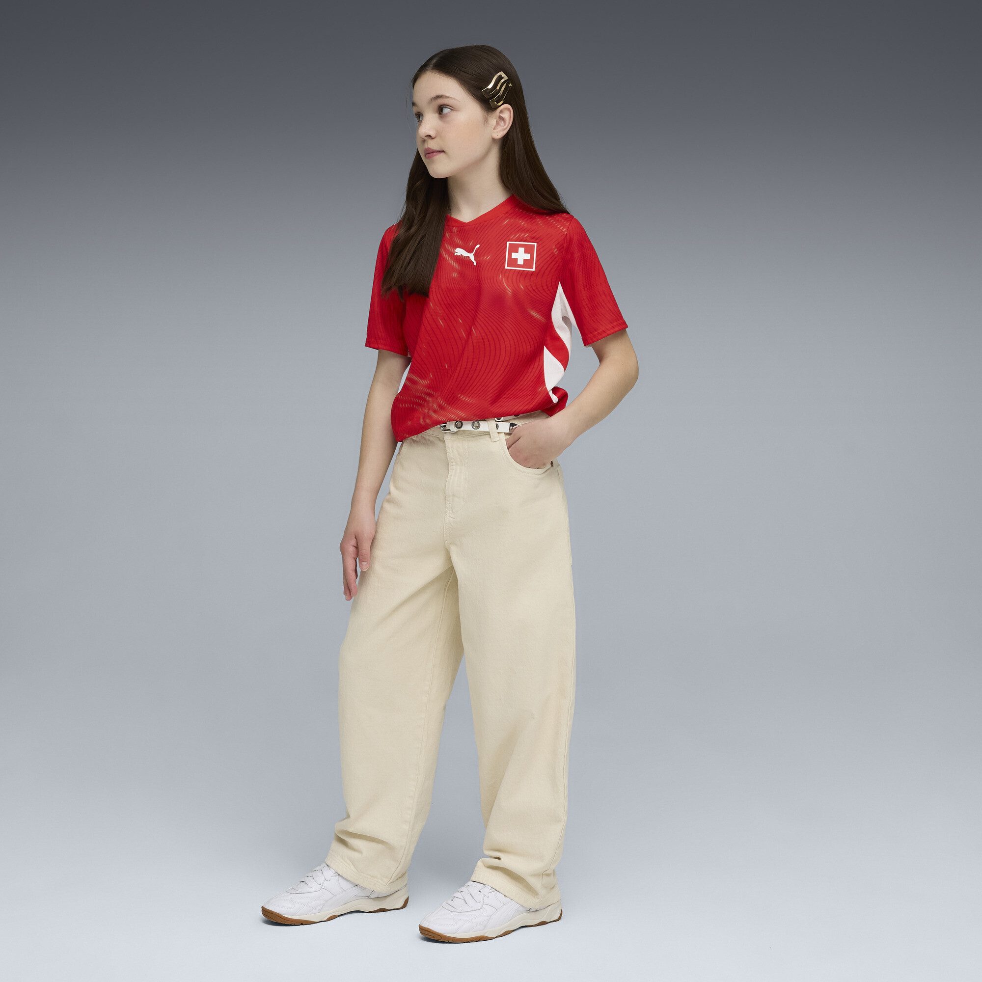 PUMA Trainingsshirt Schweiz 2026 Heimtrikot Jugendliche