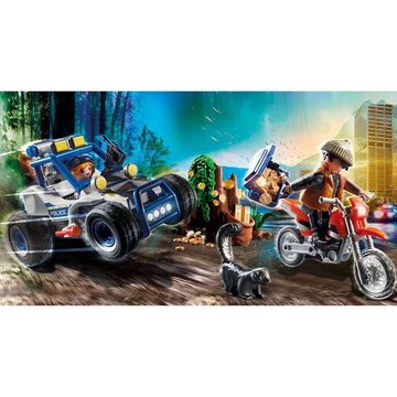 Playmobil® Spielwelt »PLAYMOBIL® 70570 - City Action - Polizei-Geländewagen: Verfolgung des Schatzräubers«