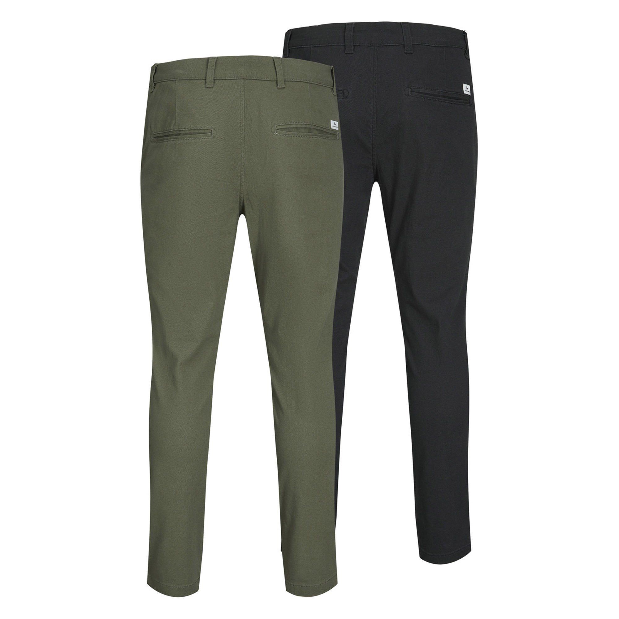Jack & Jones Regular-fit-Jeans Herren Jeans Baumwolle JPSTMARCO JJDAVE 2PK