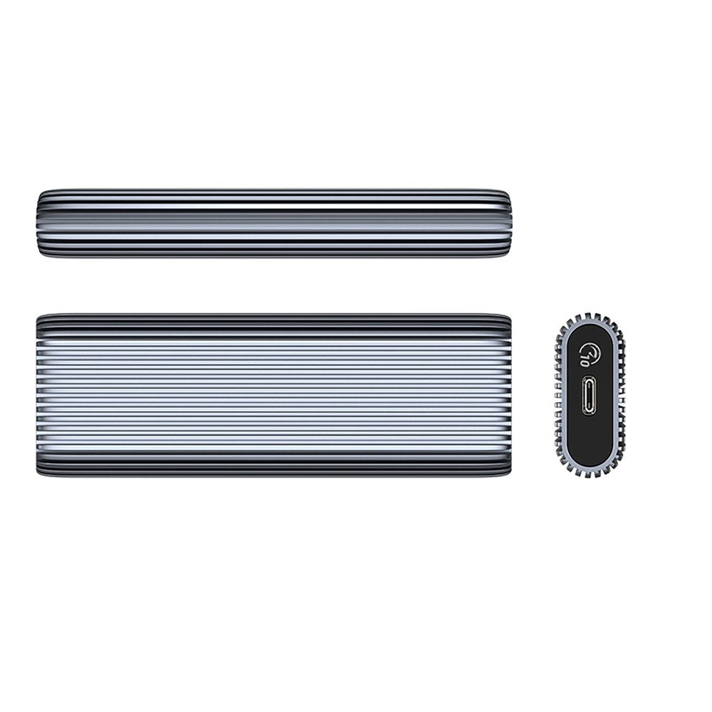 ORICO Festplatten-Gehäuse SSD-Gehäuse Laufwerksrahmen Datenspeicher, (Spar-Set, 1 St., 12 x 4 x 2 cm werkzeuglos), 10 Gbit/s, Aluminium, werkzeuglos, bis 4 TB