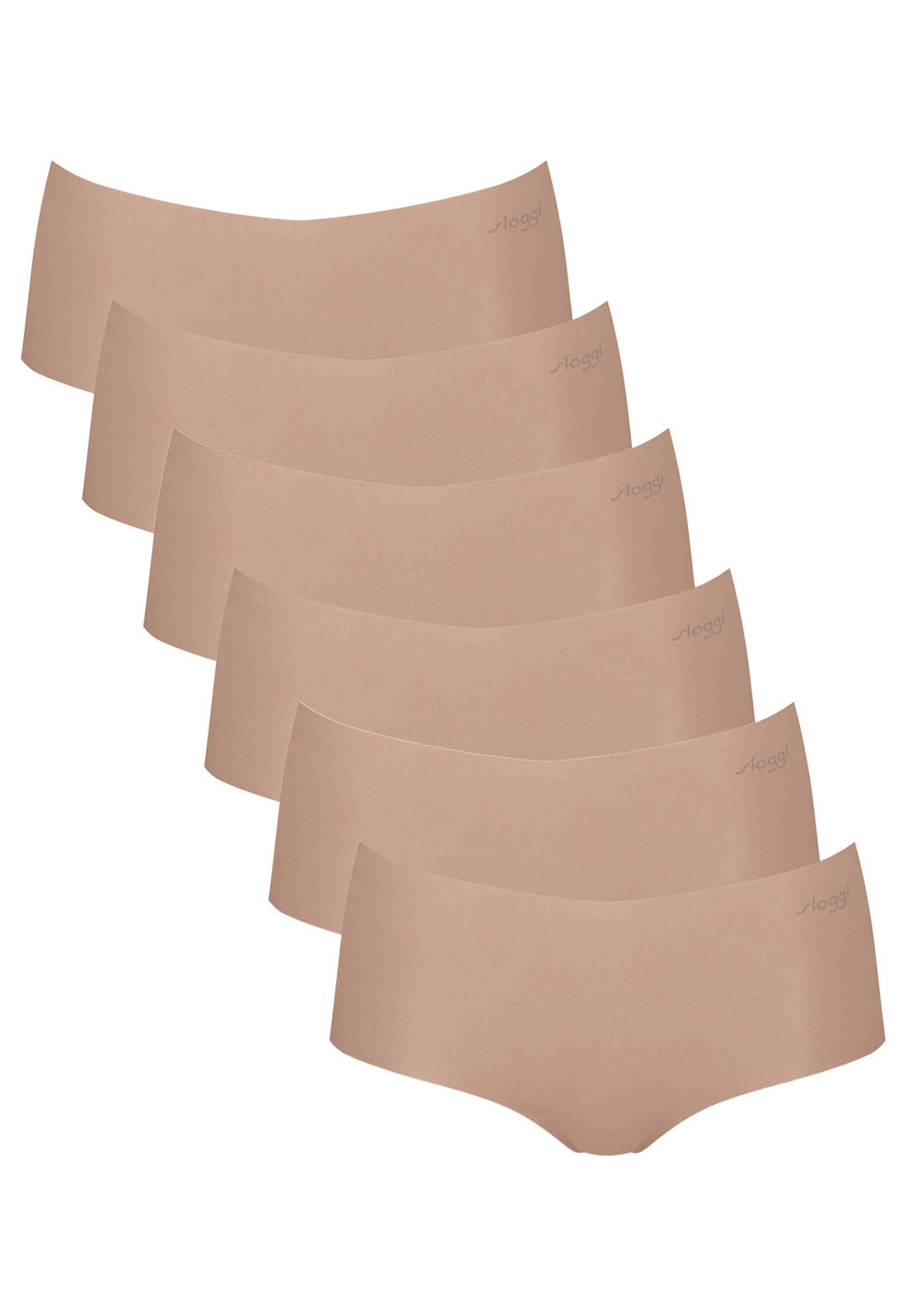 sloggi Panty 6er Pack ZERO Modal 2.0 (Spar-Set, 6-St) Short Slip - Nahtlos - Kein Abzeichnen unter Kleidung