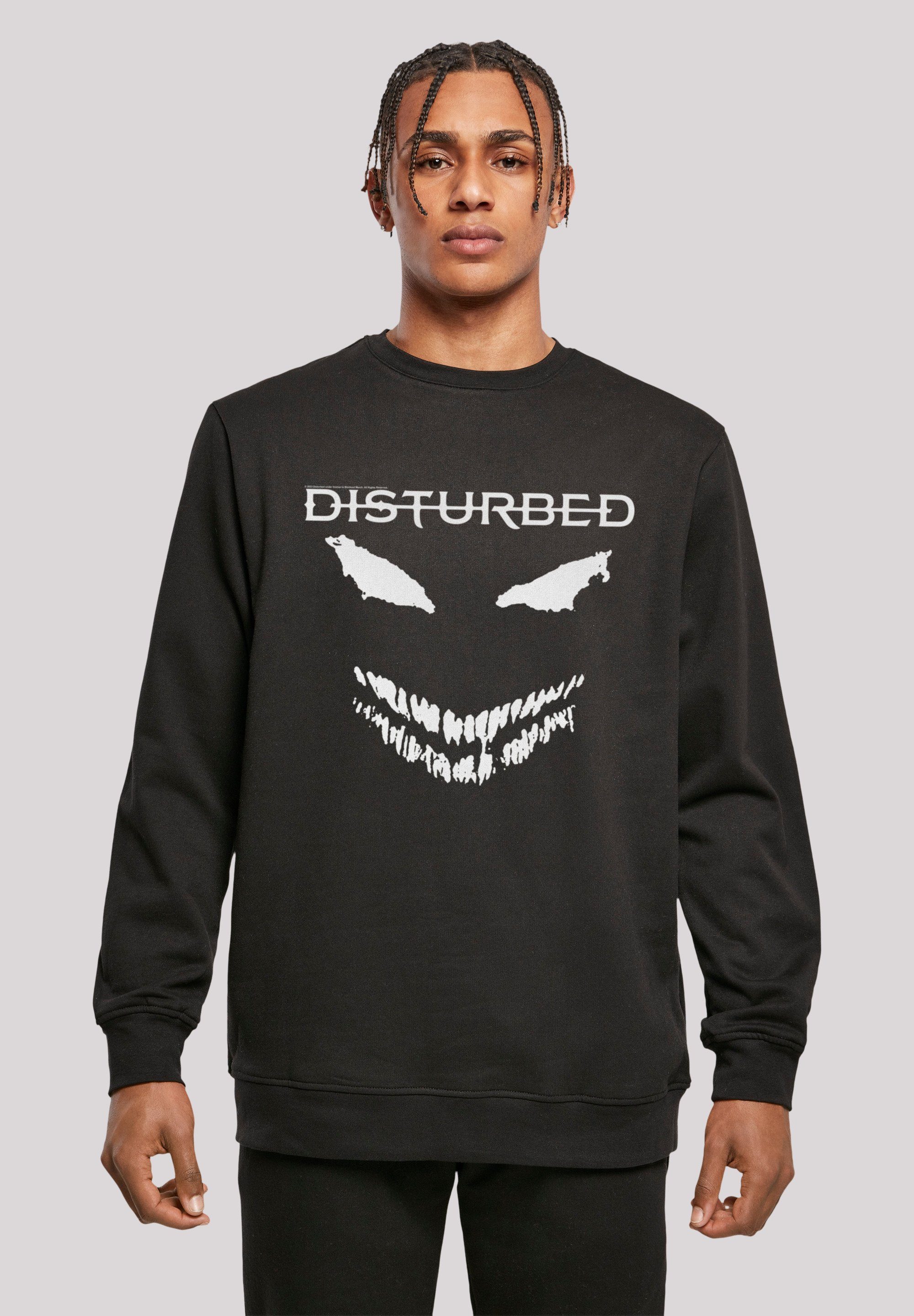 F4NT4STIC Sweatshirt Disturbed Heavy Metal Scary Face Candle Premium Qualität, Rock-Musik, Band