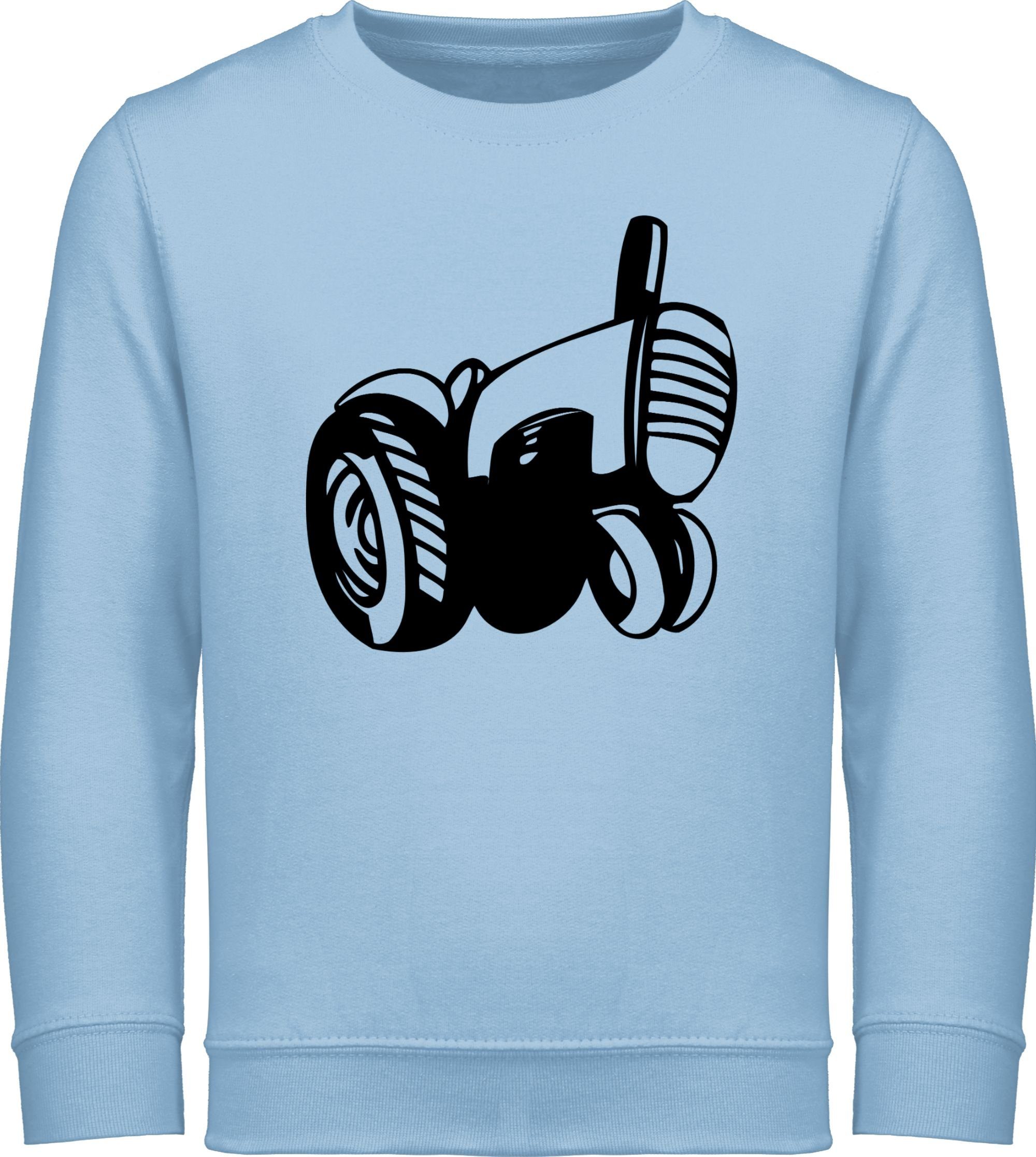 Sweatshirt Shirtracer 2 Hellblau Traktor Traktor Silhouette