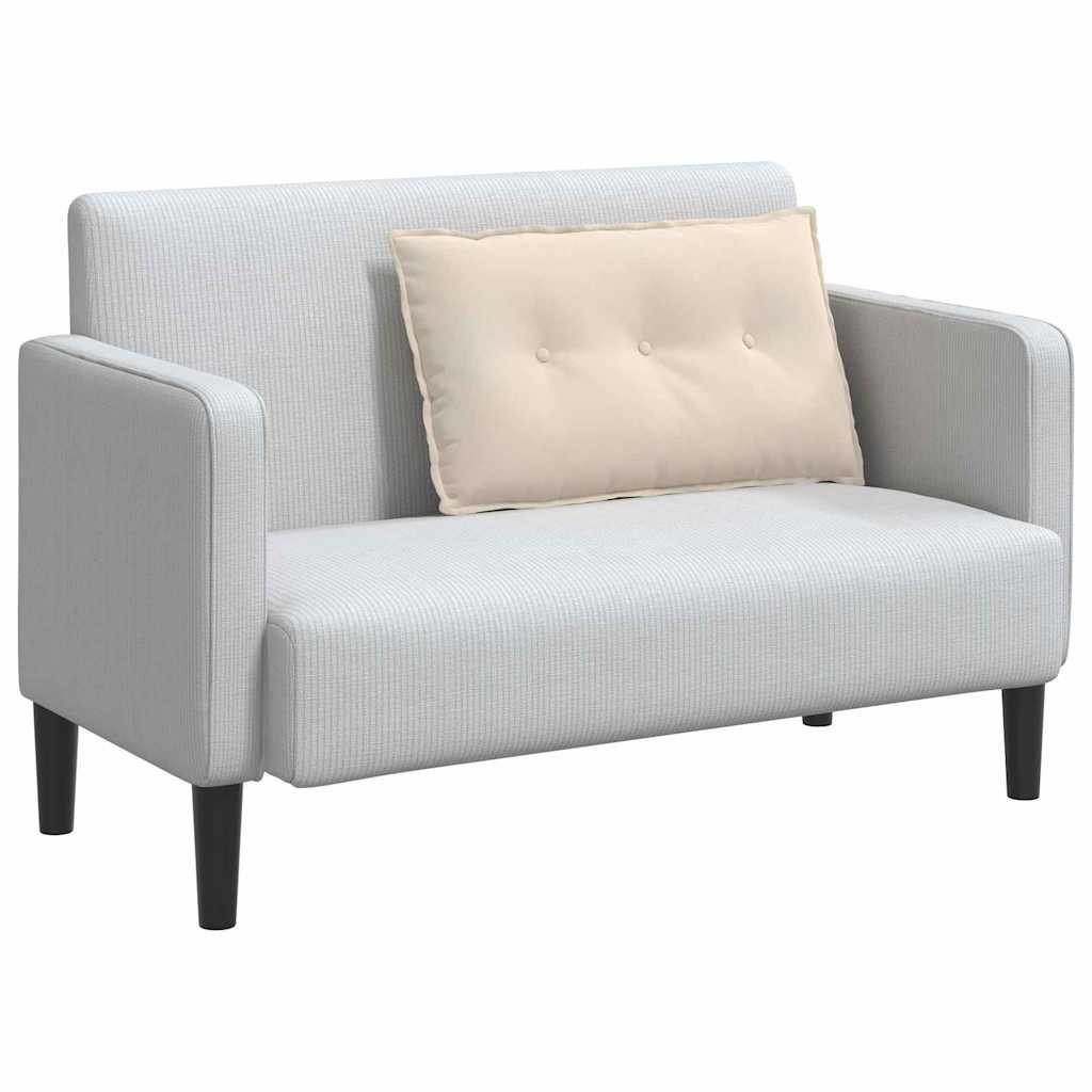 vidaXL Rückenkissen Rücken Kissen Beige 80 x 50 cm Mikrofaserstoff, 1-tlg.
