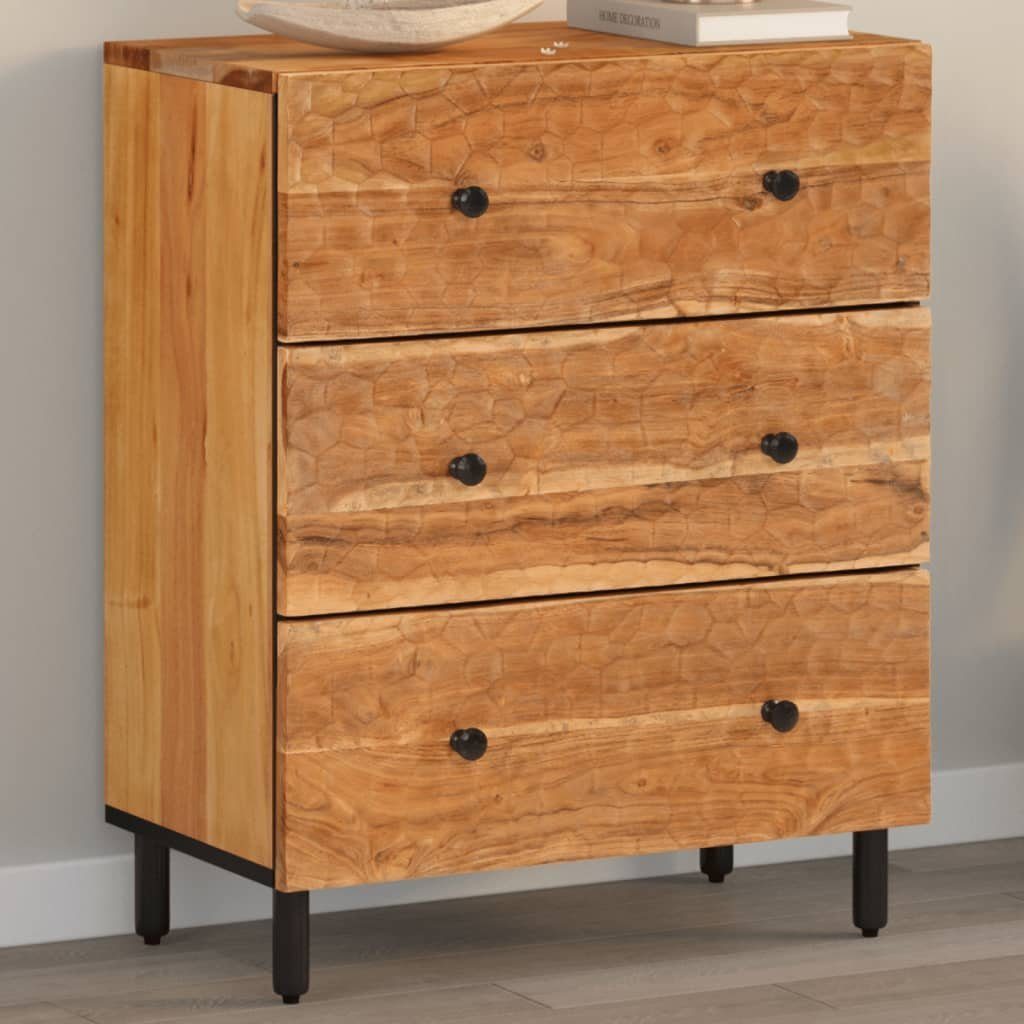 vidaXL Beistellschrank Beistellschrank 60x33x75 cm Massivholz (1-St)