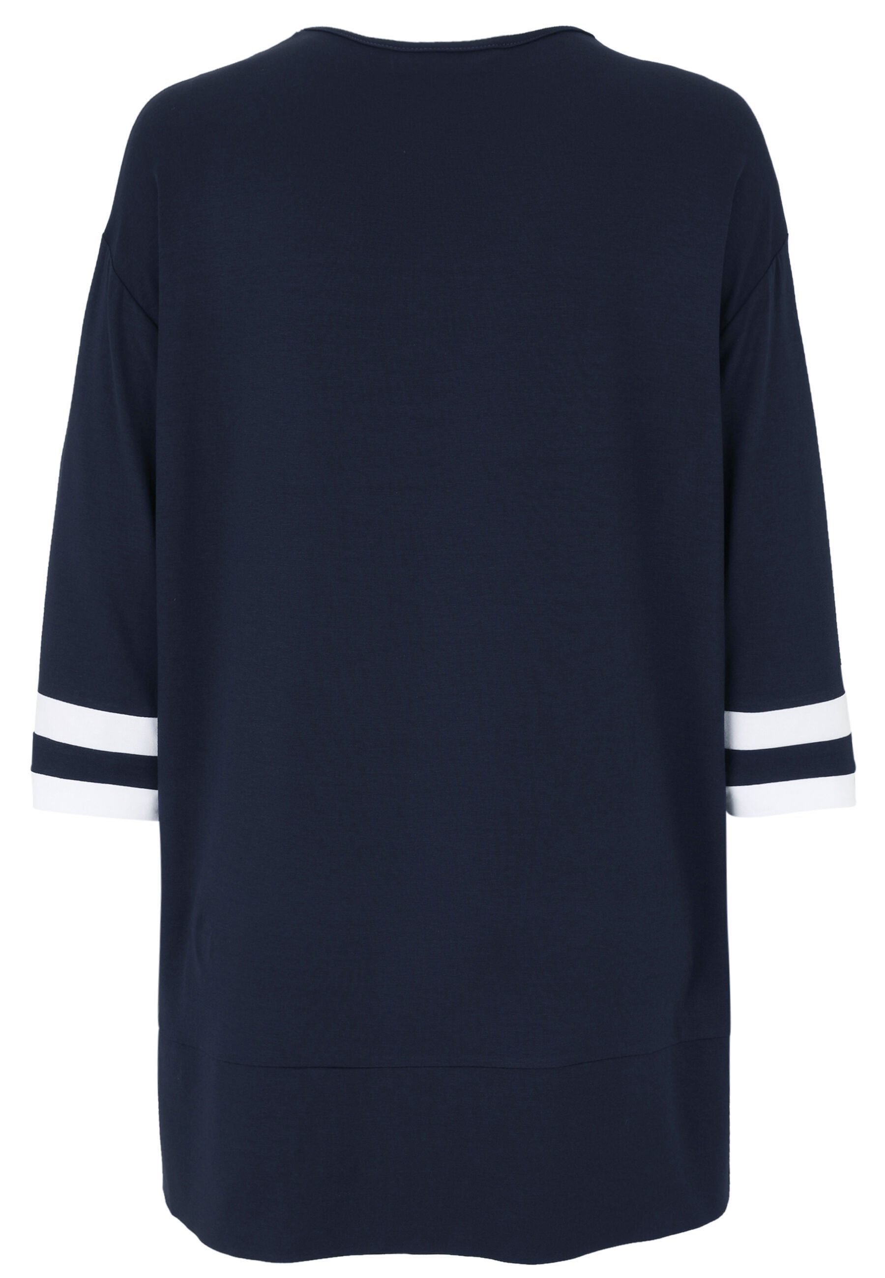 Doris Streich Longshirt (1-tlg) mit Kontrasteinsatz