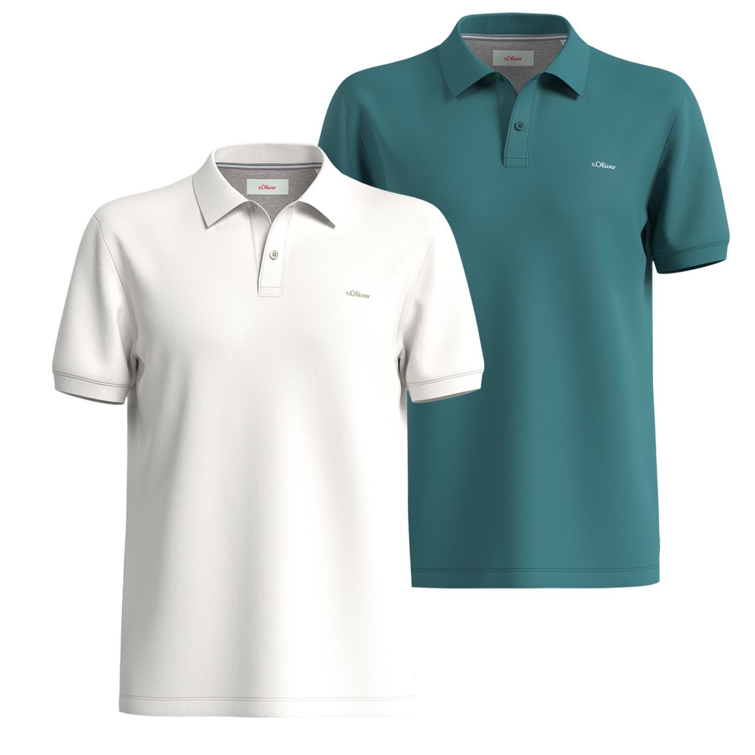 s.Oliver Poloshirt Poloshirt kurzarm, Piqué, Kragen, Knöpfe günstig online kaufen