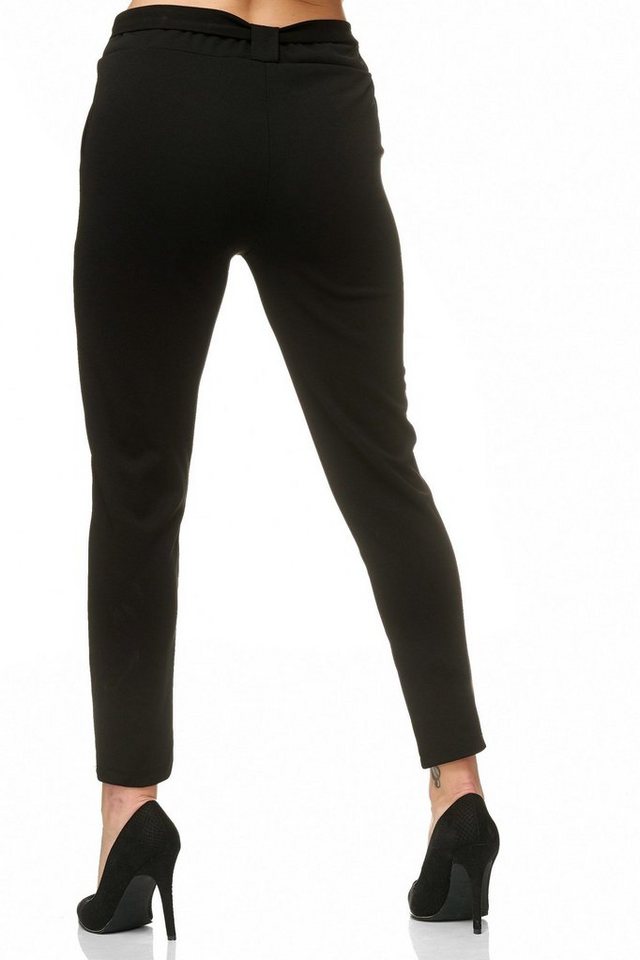 Elara Stretch-Hose Elara Damen Stretch Slim Fit Hose (1-tlg), Eine ideale  Wahl um Ihren Stil zu betonen