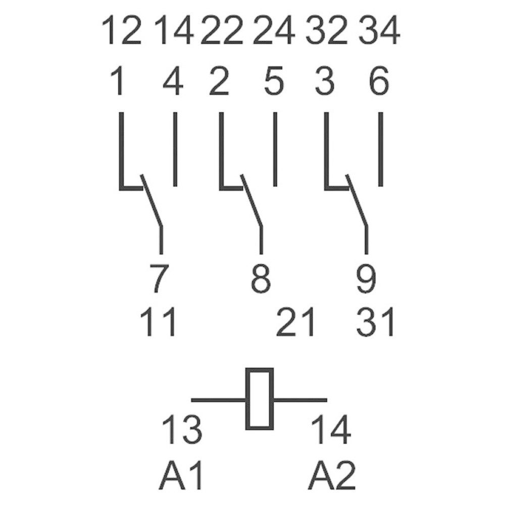 Thumbnail - finder Zeitrelais Finder 55.33.9.024.0010 Steckrelais 24 V/DC 10 A 3 Wechsler 1 St., (55.33.9.024.0010)