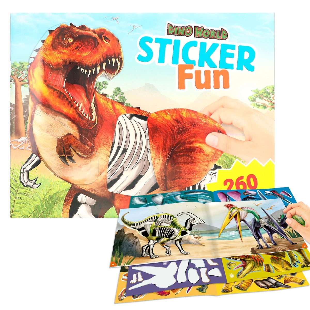 Depesche Spiel Dino World Sticker Fun