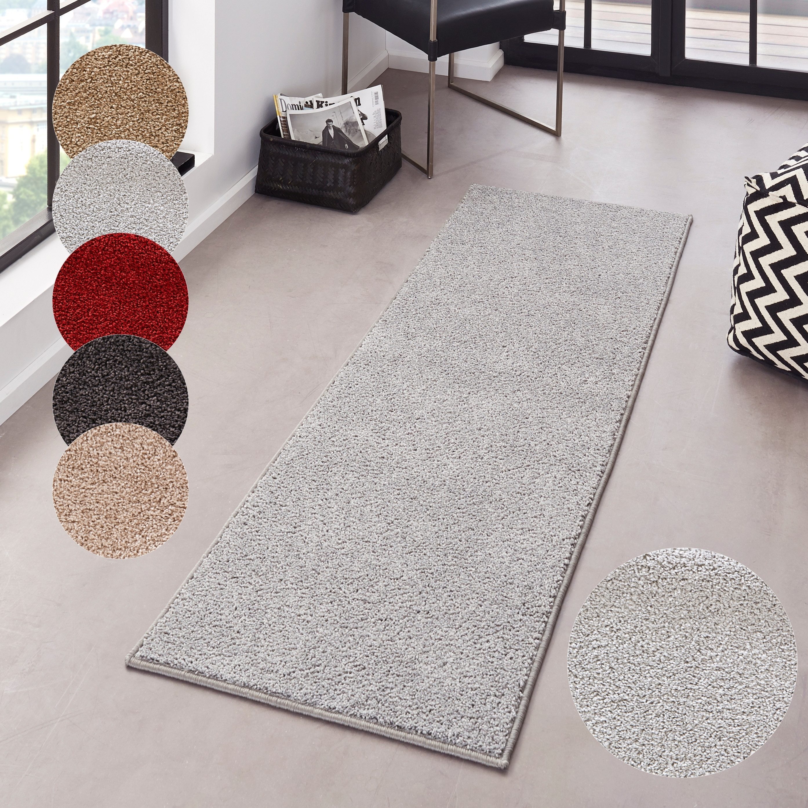 HANSE Home Teppich »Pure 100 Kurzflor«, rechteckig, 13 mm Höhe, Kurzflor, u günstig online kaufen