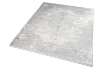 Teppich Hochwertiger Orientteppich mit klassischen Ornamenten in Grau, Teppich-Traum, rechteckig, Höhe: 7 mm
