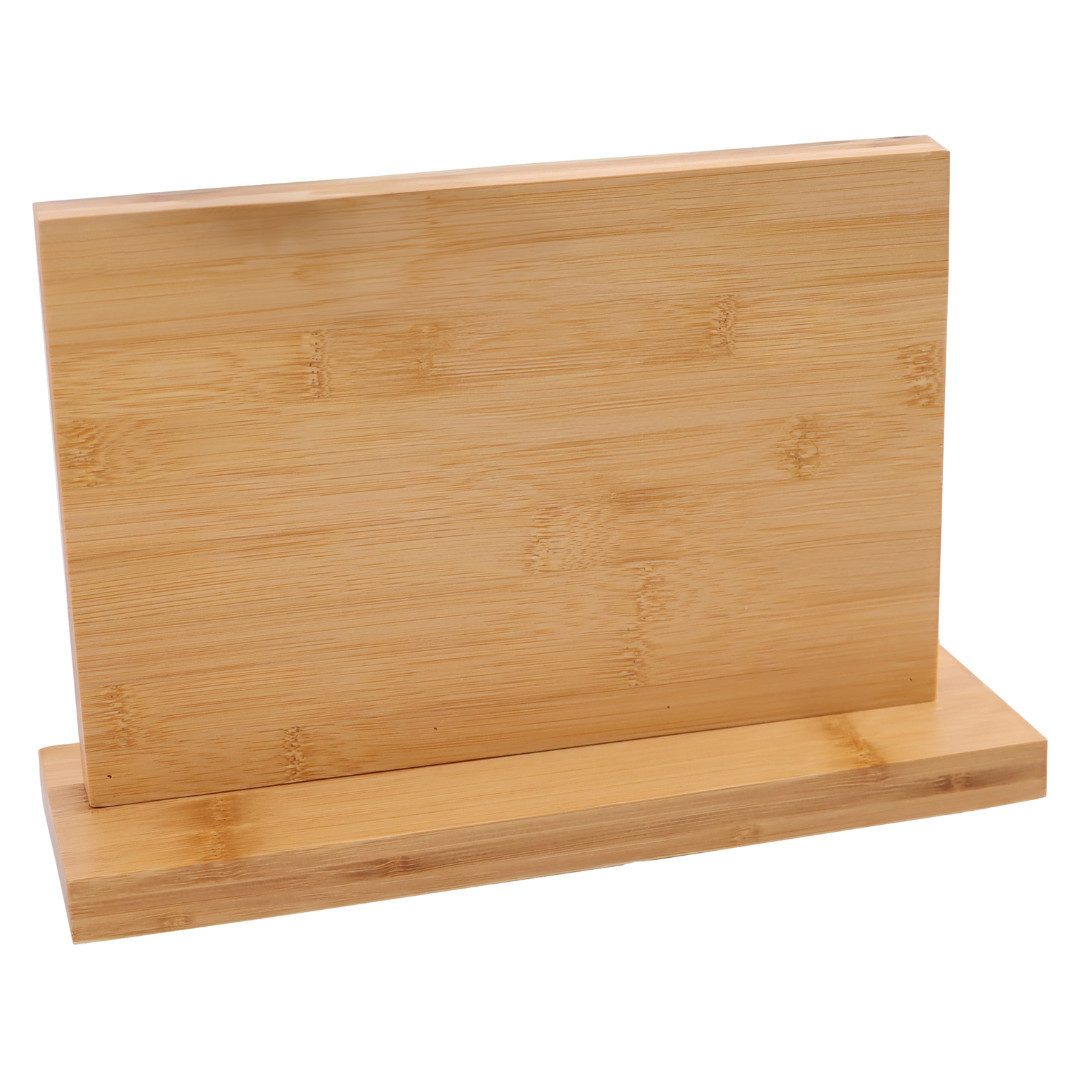 Lacers Magnet-Messerblock Lacers Purpleline Messerhalter Magnetisch Holz Messerblock aus Bambus (1tlg), magnetisch, antirutsch Füße, platzsparend, für alle Messerarten