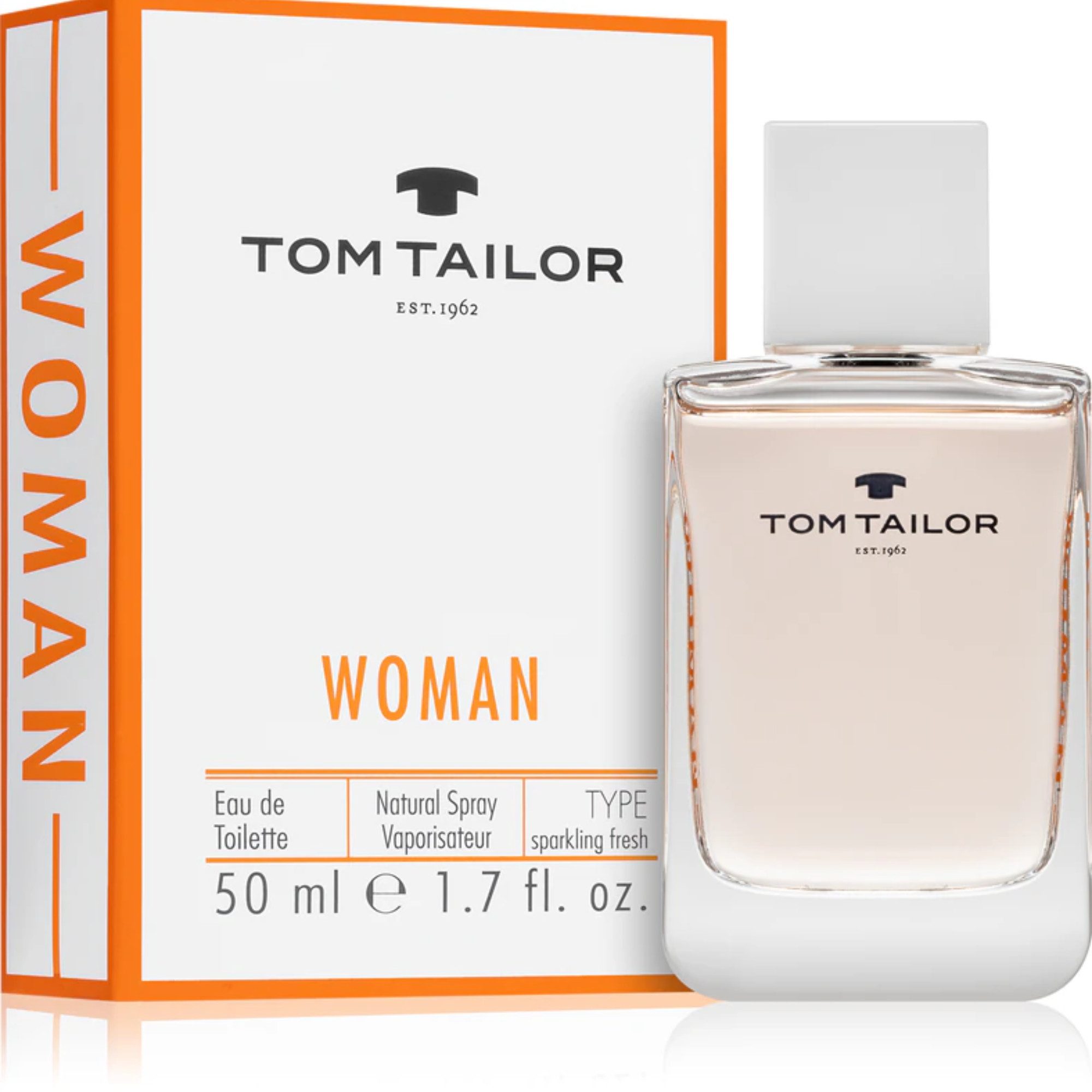 TOM TAILOR Duft-Set Woman Eau de Toilette Doppelpack 2 × 50 ml, 2-tlg., Doppelpack mit 2 × 50 ml für Alltag und Reisen