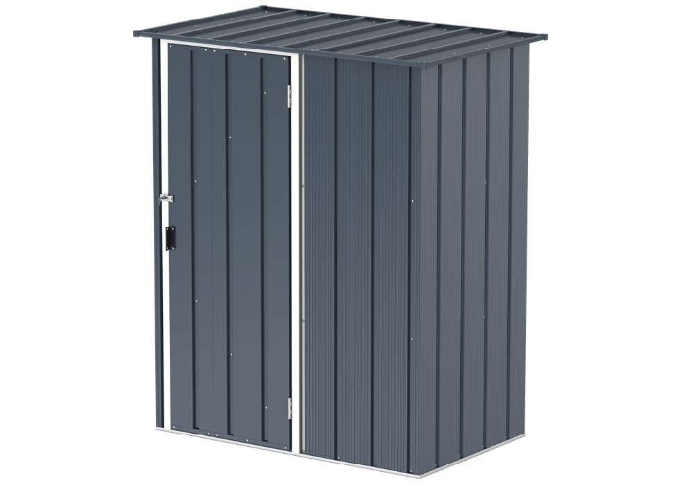 DURAMAX Gerätehaus Metall Gerätehaus 148x88 Gartenhaus Schiebetür, BxT: 163x102 cm, (1 St)