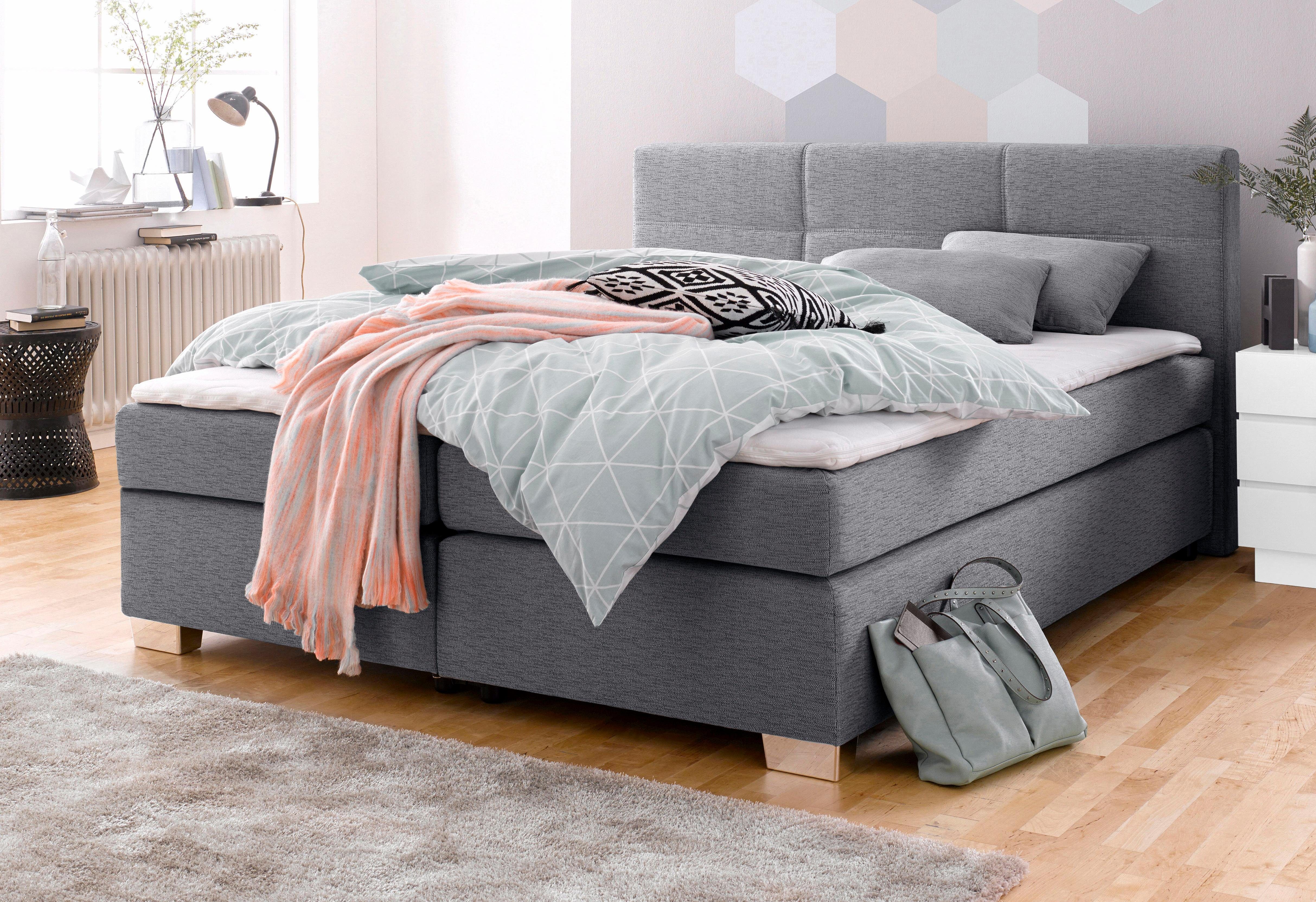 Boxspringbett inkl. Topper + Kissen - ab 499,99€