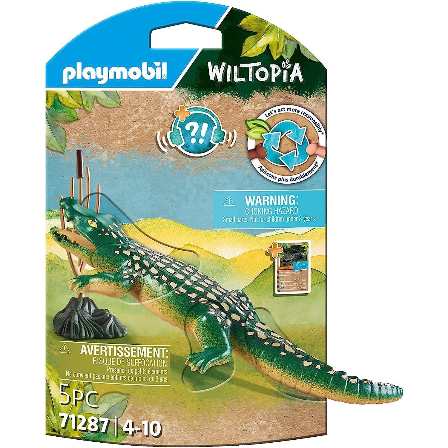 Playmobil® 71287 Wiltopia - Alligator Konstruktions-Spielset günstig online kaufen