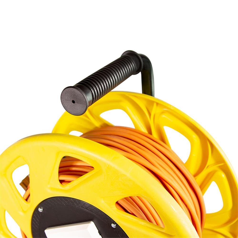 Kabeltrommel, LogiLink auf Cat.6A cm), orange, RJ-45 Trommel RJ-45 (Ethernet), CQ3060S Netzkabel, (Ethernet) S/FTP, (6000 Netzwerkkabel