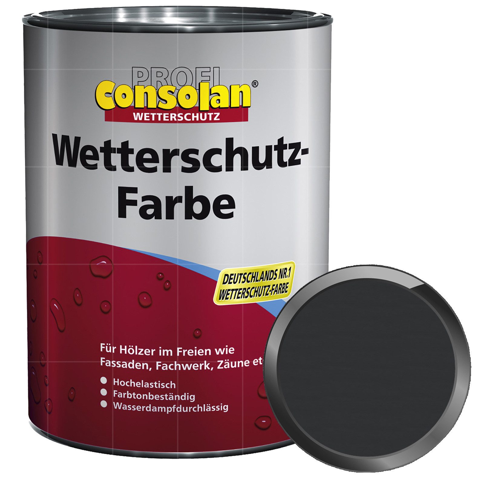 Consolan  Wetterschutzfarbe Profi Wetterschutz-Farbe - 0.75 Ltr