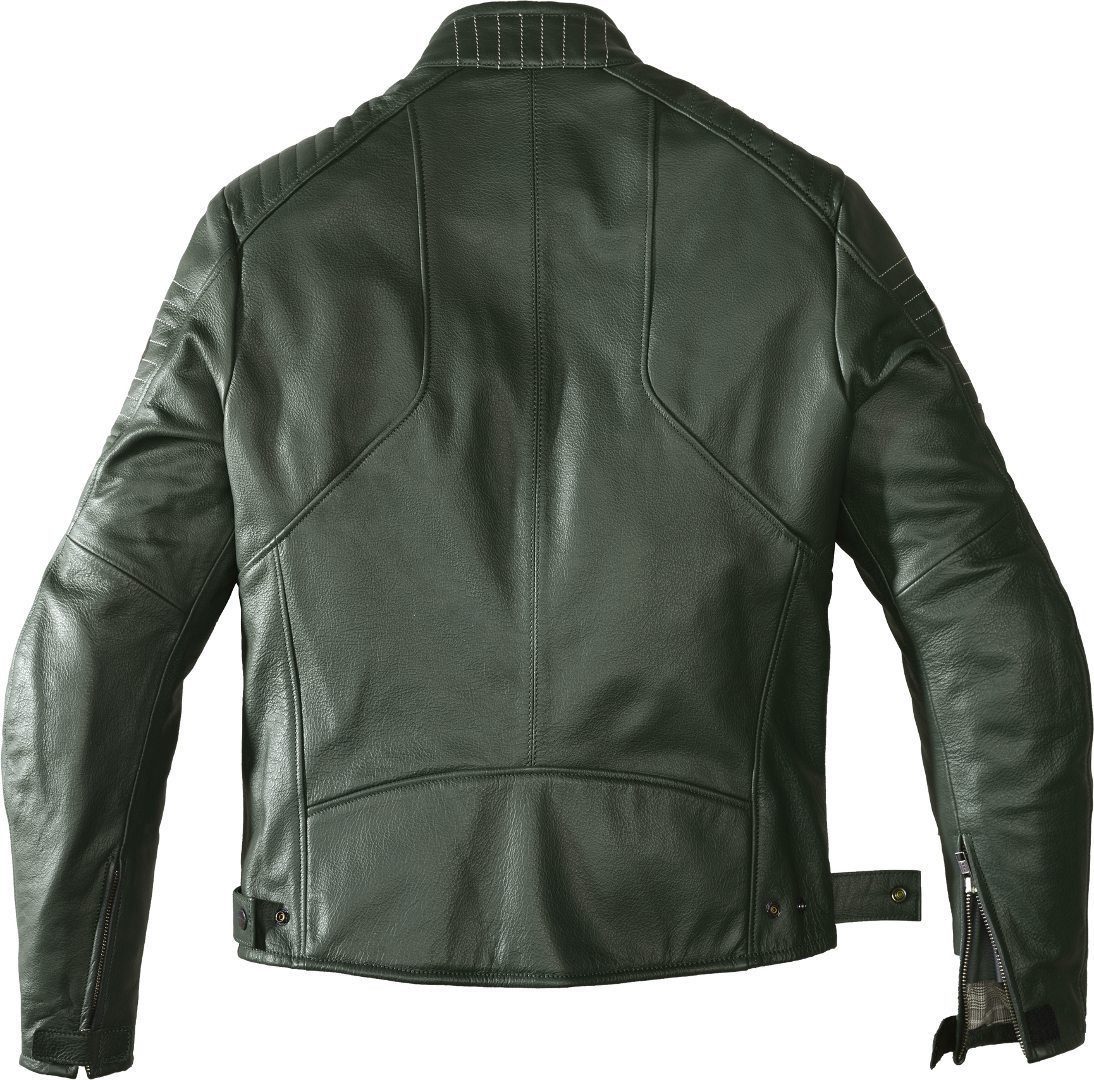 SpiDi Motorradjacke Clubber Motorrad Lederjacke herausnehmbares Innenfutter