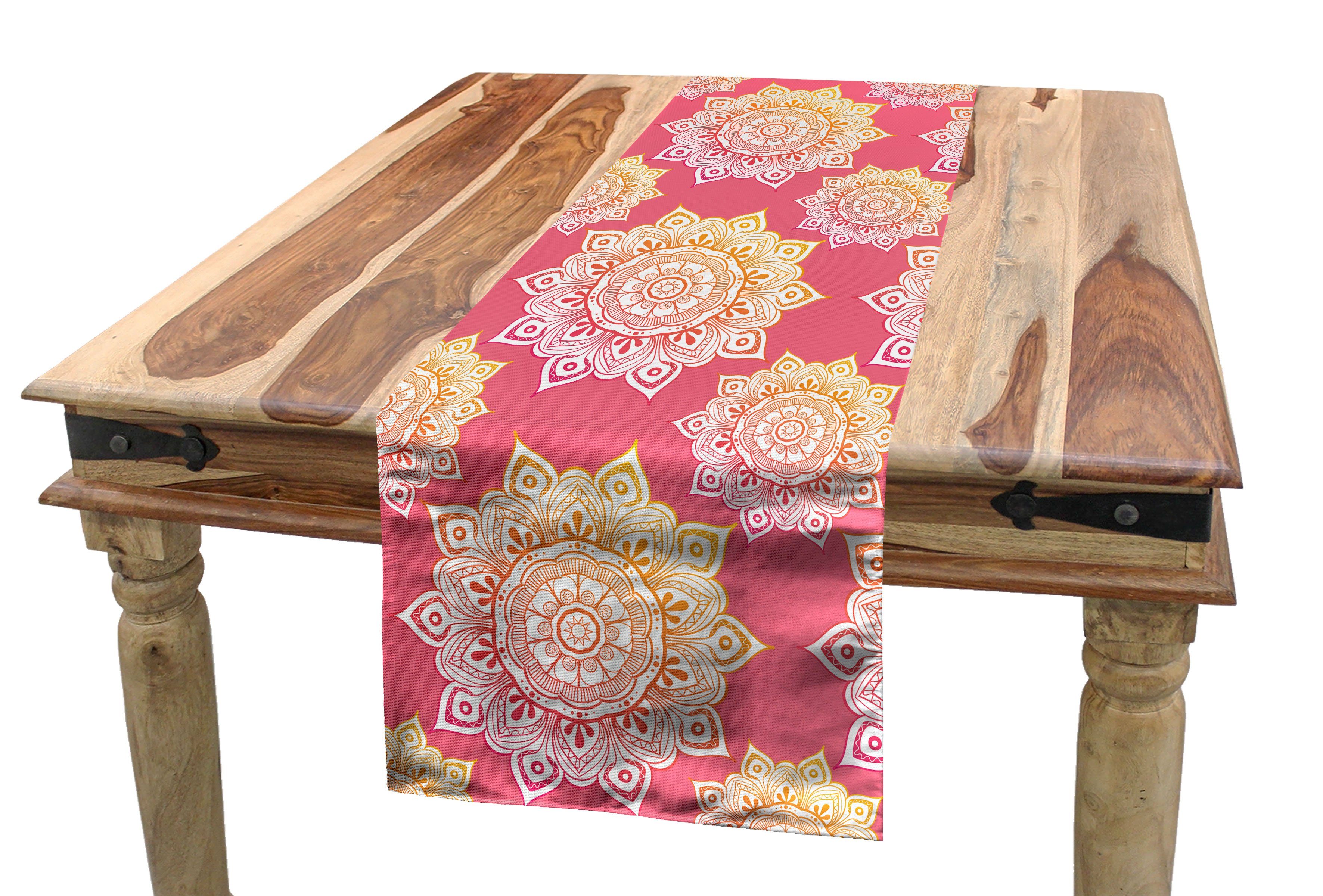 Abakuhaus Mandala Küche Tischläufer Tischläufer, orientalisch Esszimmer Dekorativer Rechteckiger