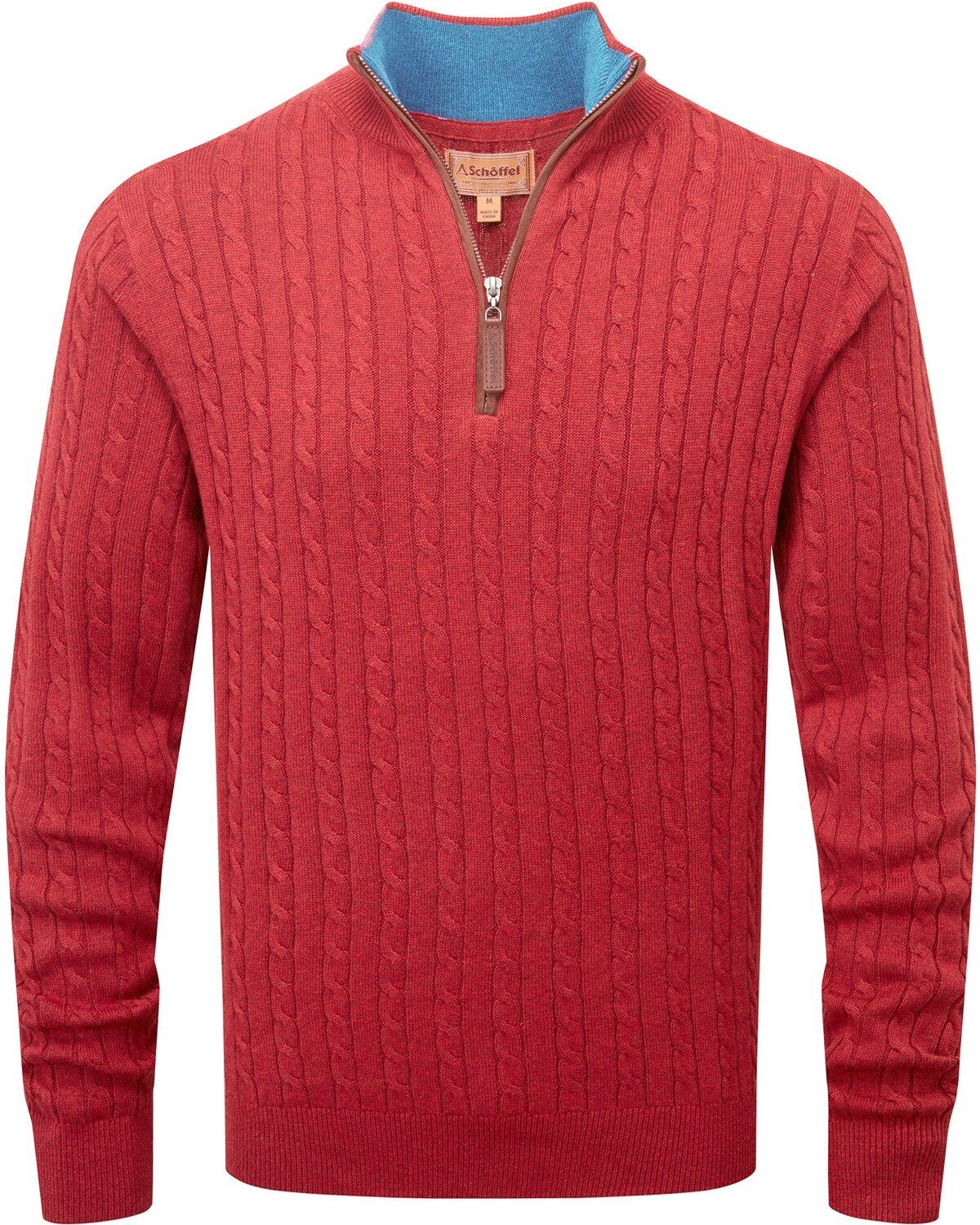 Schöffel Country Strickpullover Zopfstricktroyer Cotton Cashmere Cable