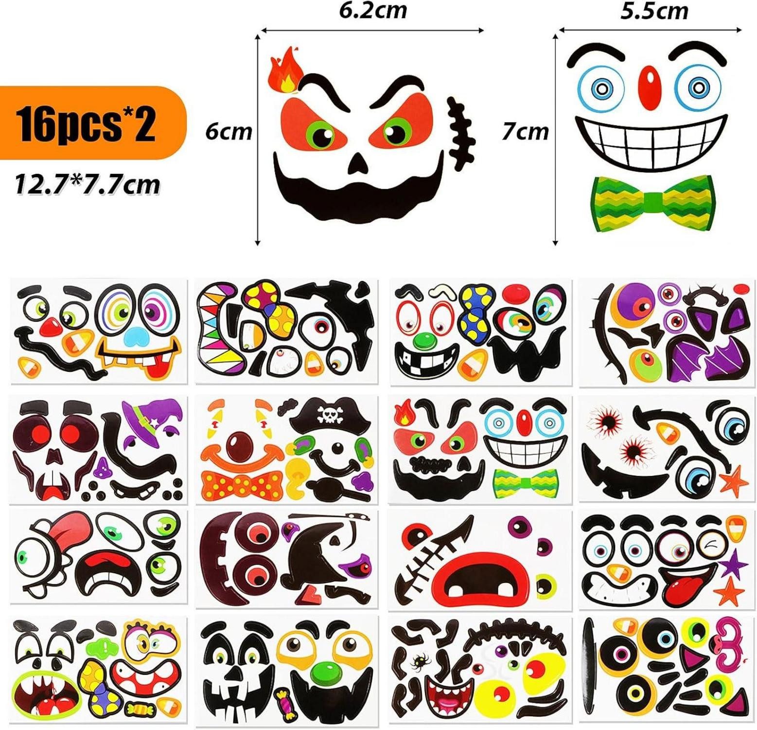 LuxusKollektion Dekohänger Halloween Kürbis Aufkleber Selbstklebend günstig online kaufen