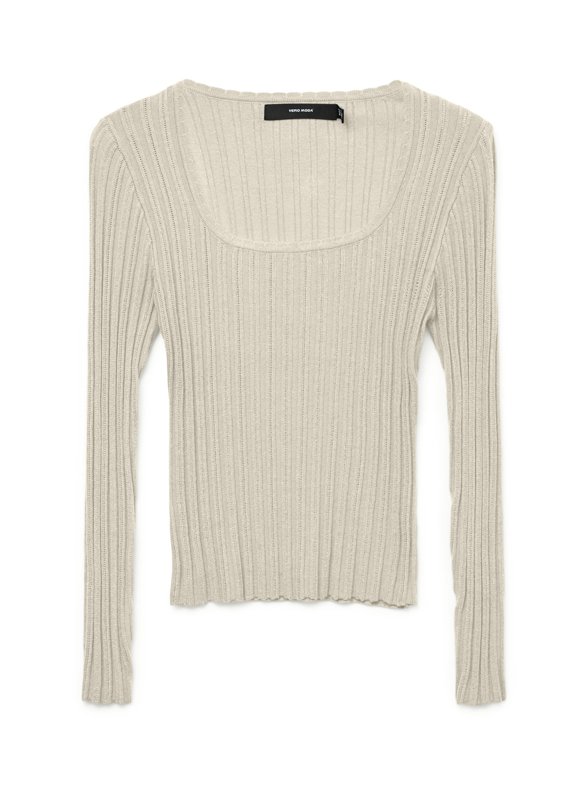 Strickpullover VMCECILIE LS U-NECK PULLOVER GA
