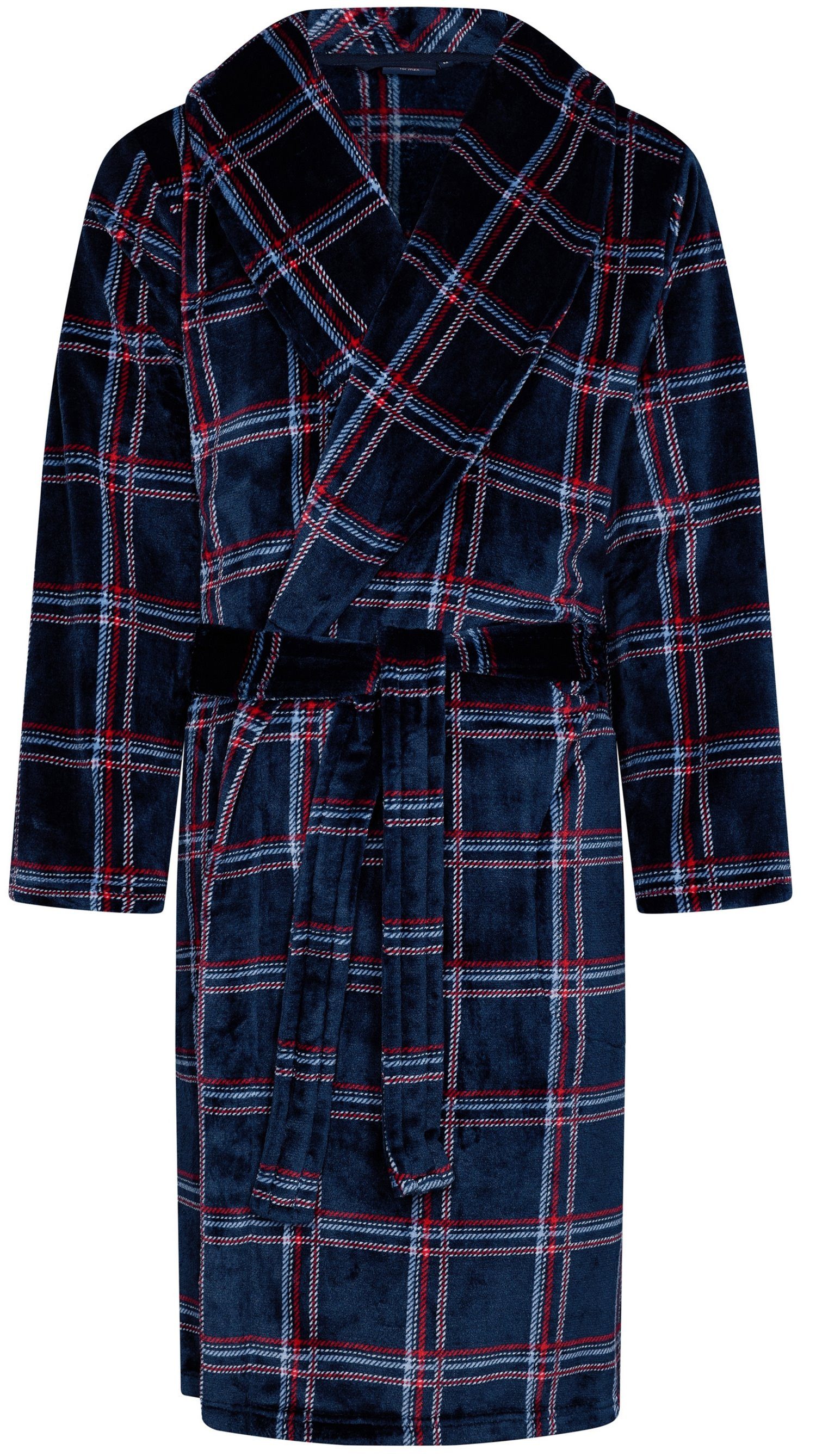 Pastunette Herrenbademantel Herren Fleece, Midi, Polyester, Schalkragen, Gü günstig online kaufen