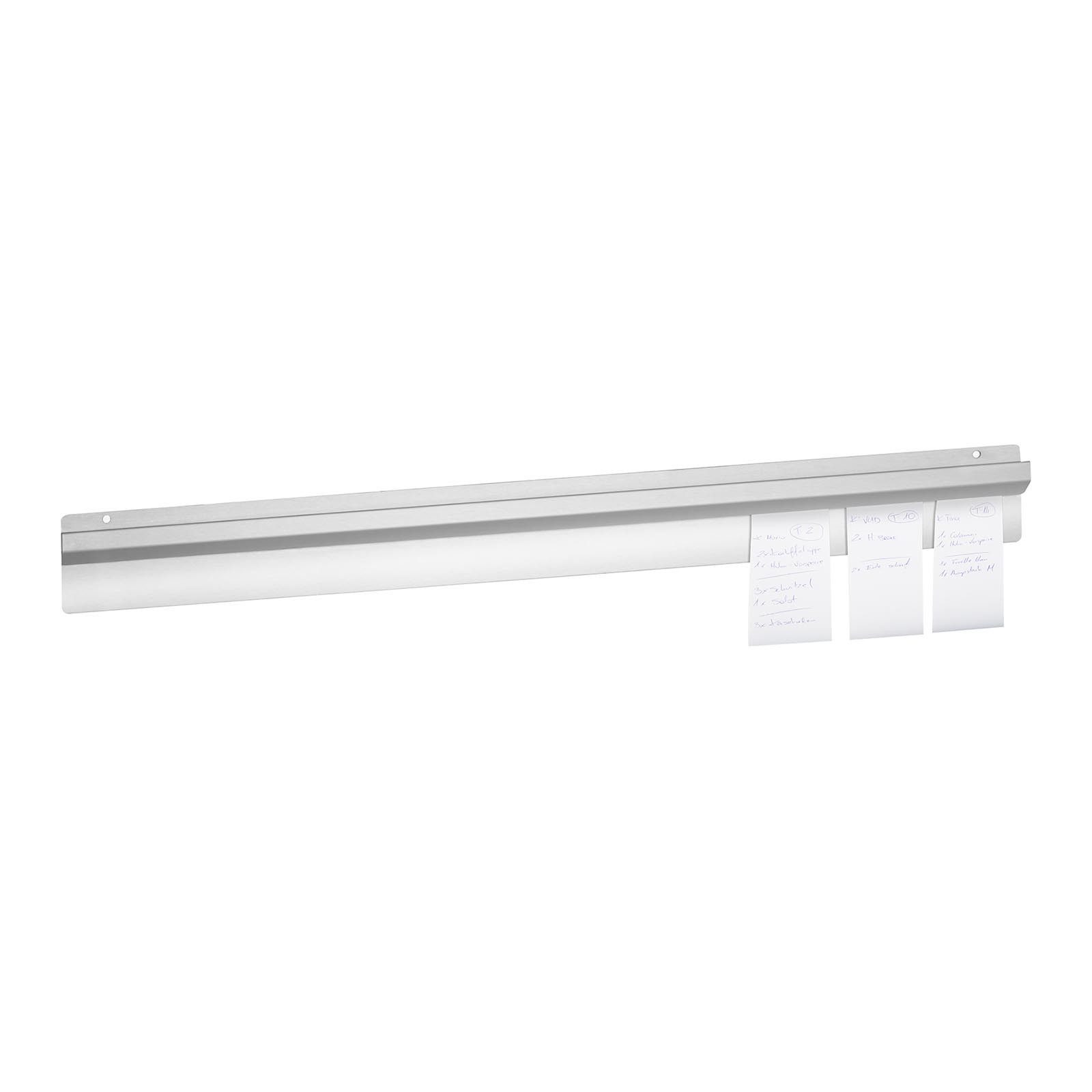 Royal Catering Halterung Bonhalter 80 cm Klemmleiste Bonleiste Bonschiene Zettelhalter, (verschiedene Größen)
