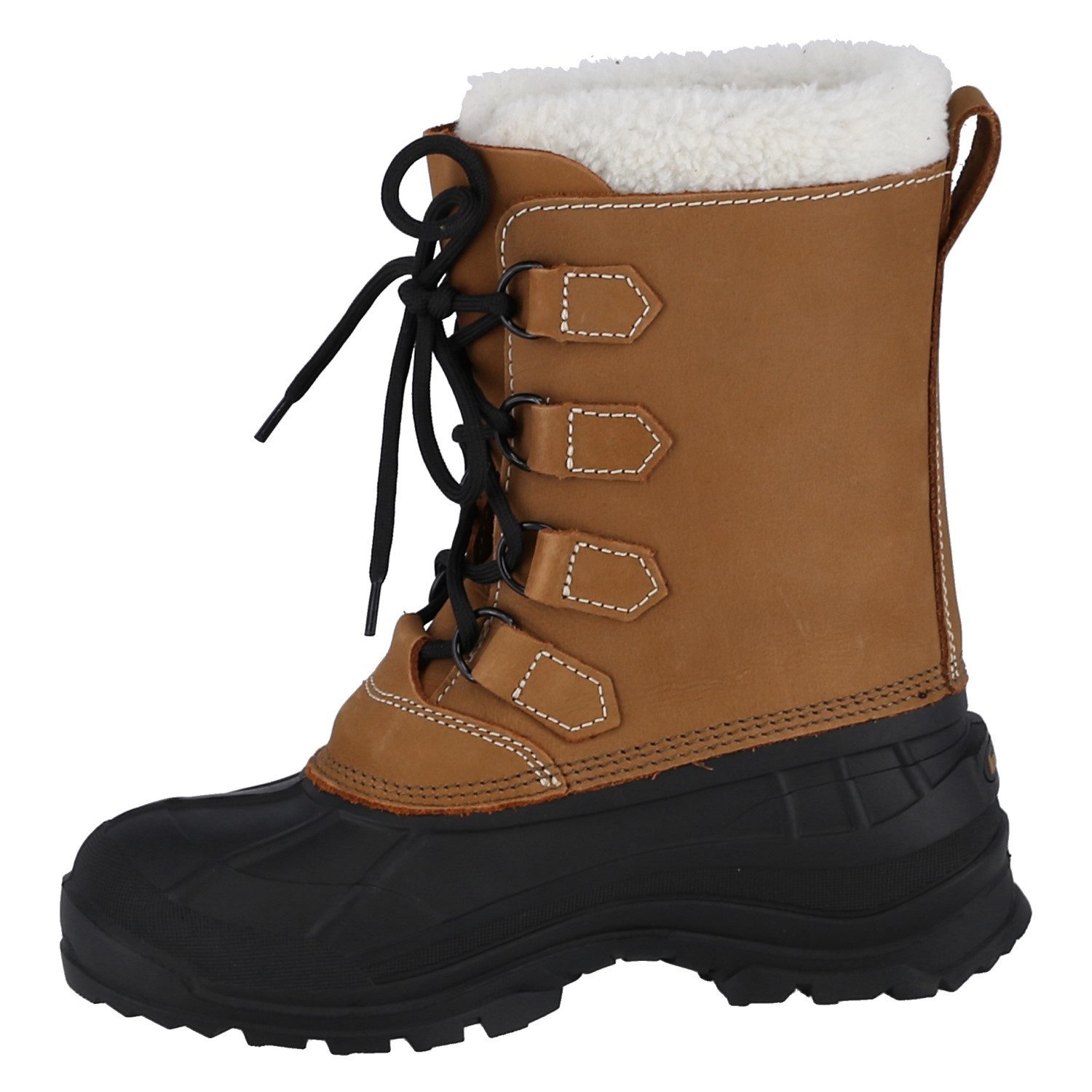 Kamik Alborg (Nubukleder, wasserdicht) hellbraun Damen Winterstiefel