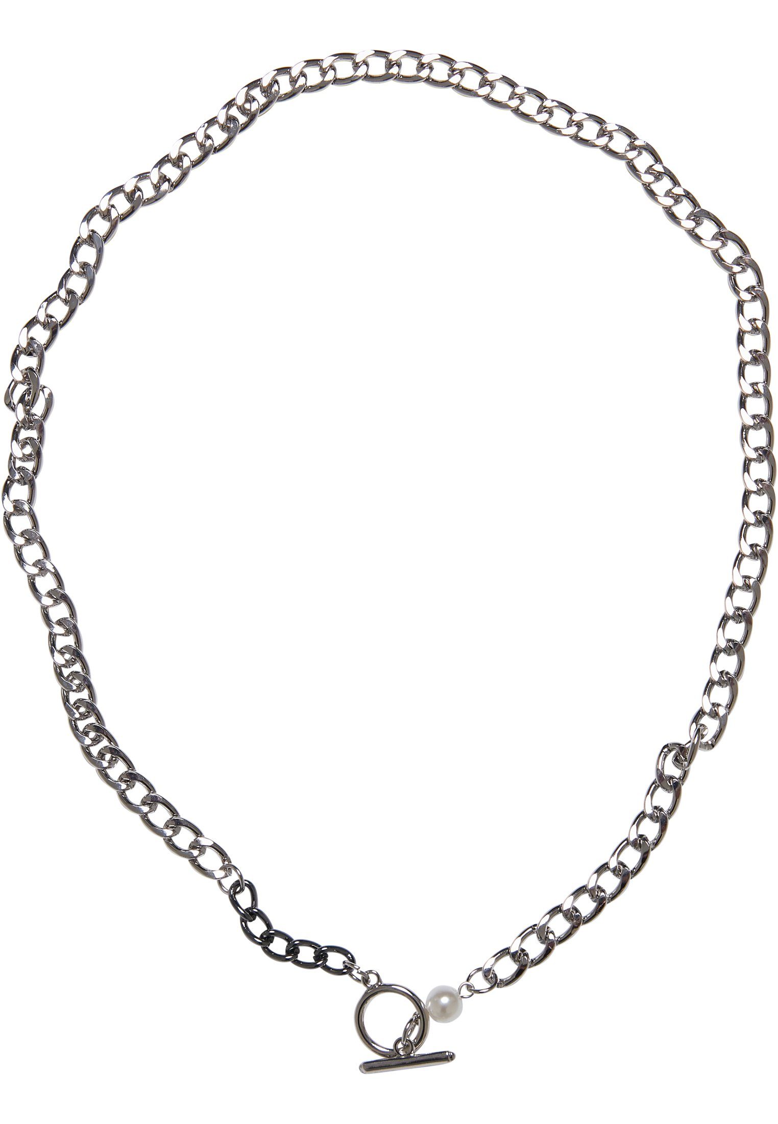 URBAN CLASSICS Schmuckset Accessoires Pearl Fastener Necklace (1-tlg)